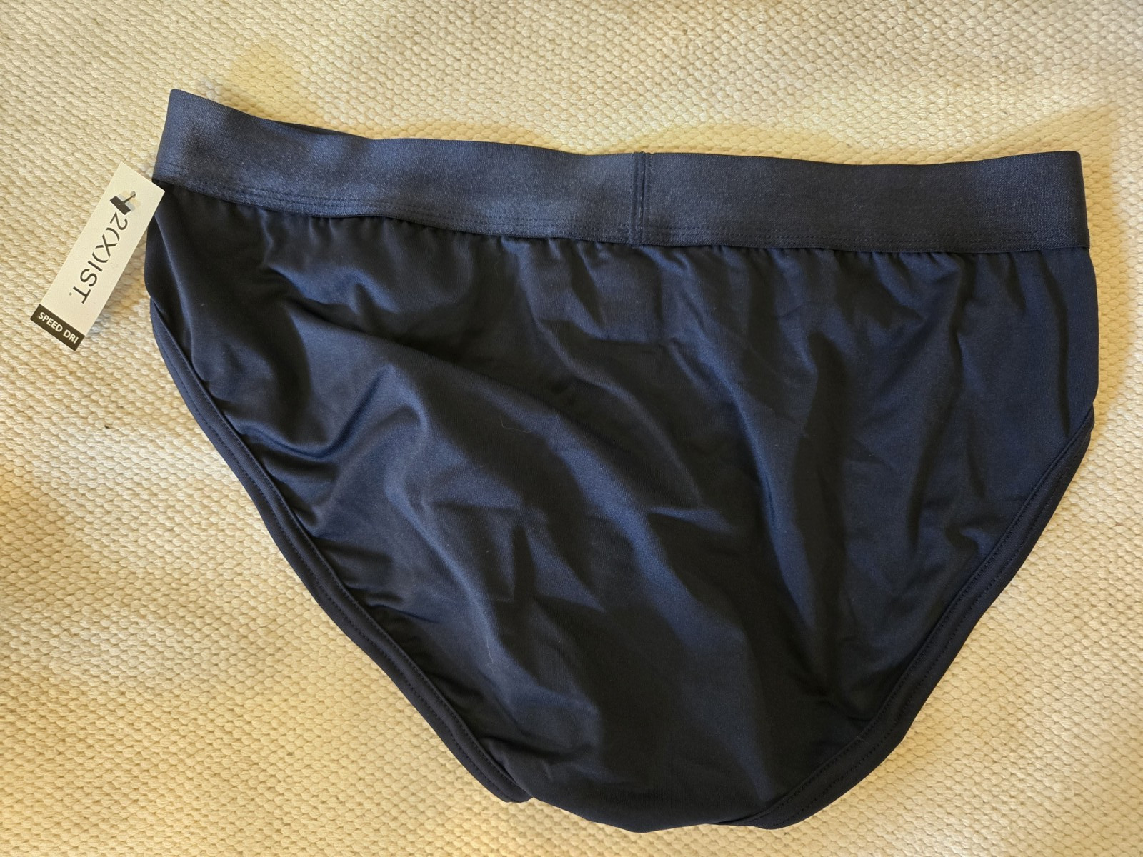 2(x)IST Speed Dri Turbo Poly/Spandex Briefs Navy Blue XL NWT