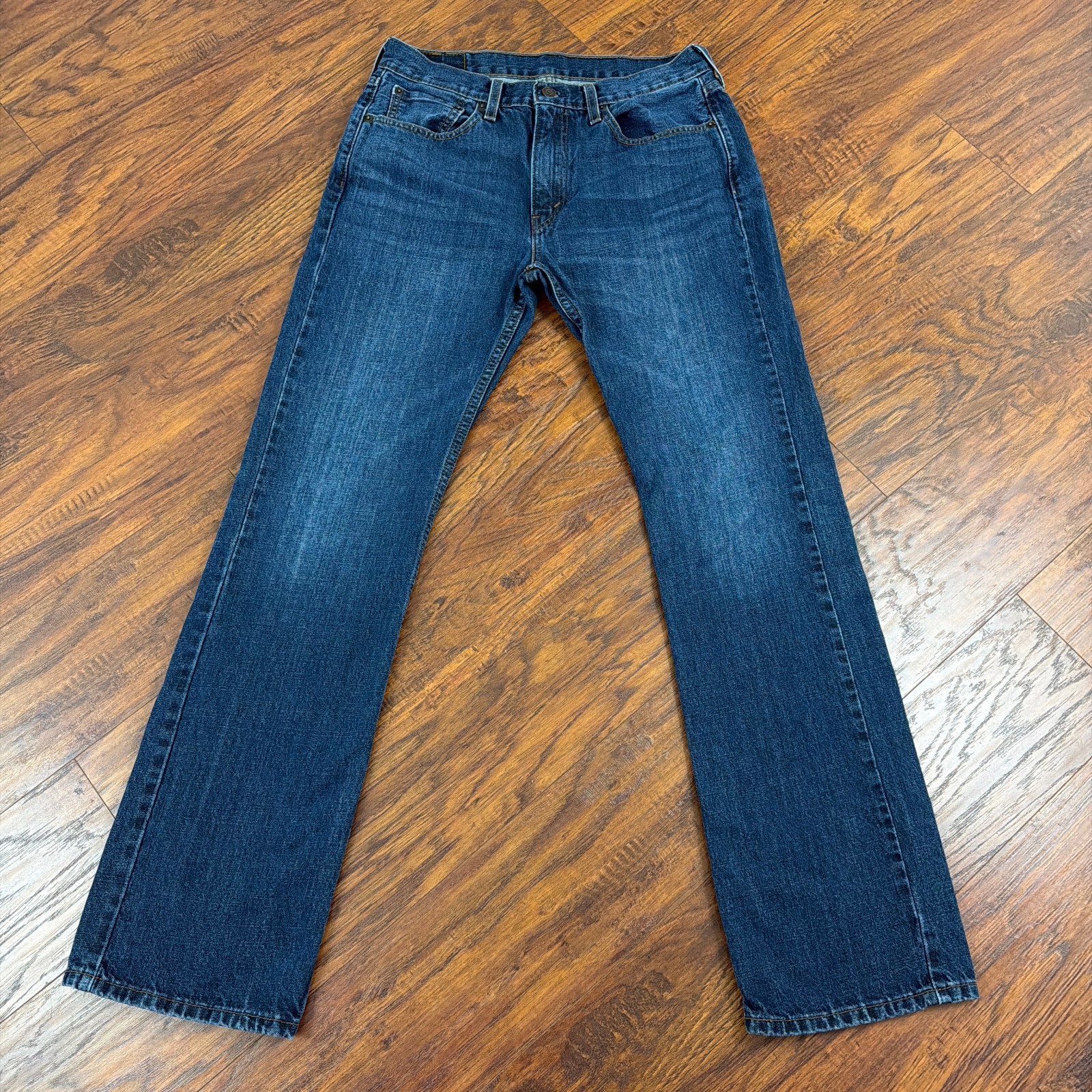 Levis 527 Jeans Mens 32 Boot Cut Slim Fit Mid Rise 100% Cotton Denim Cowboy