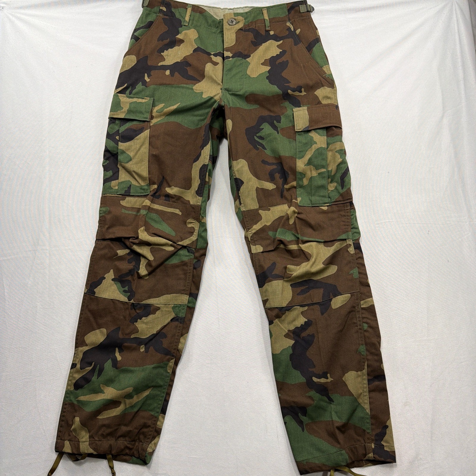 Woodland Camo Combat Cargo Medium Reg Vintage Winfield International Pants Mens
