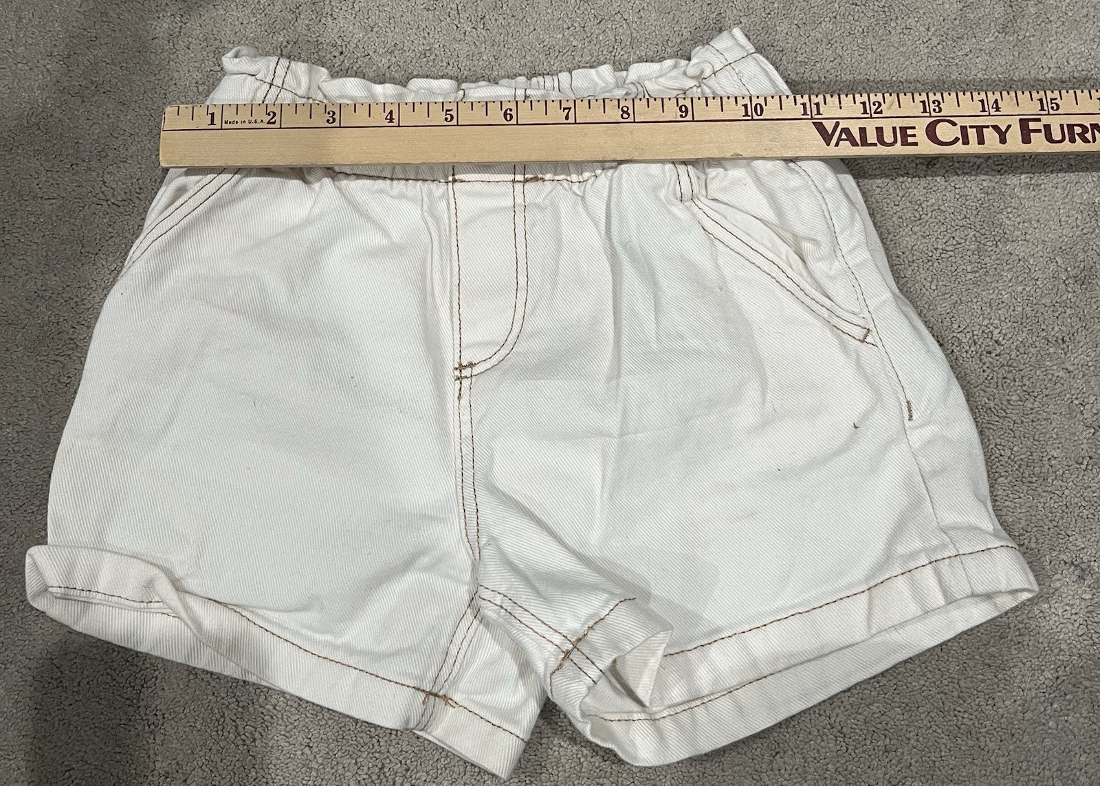 Youth kids Jean cut off shorts 7-8 multiple colors lot of four