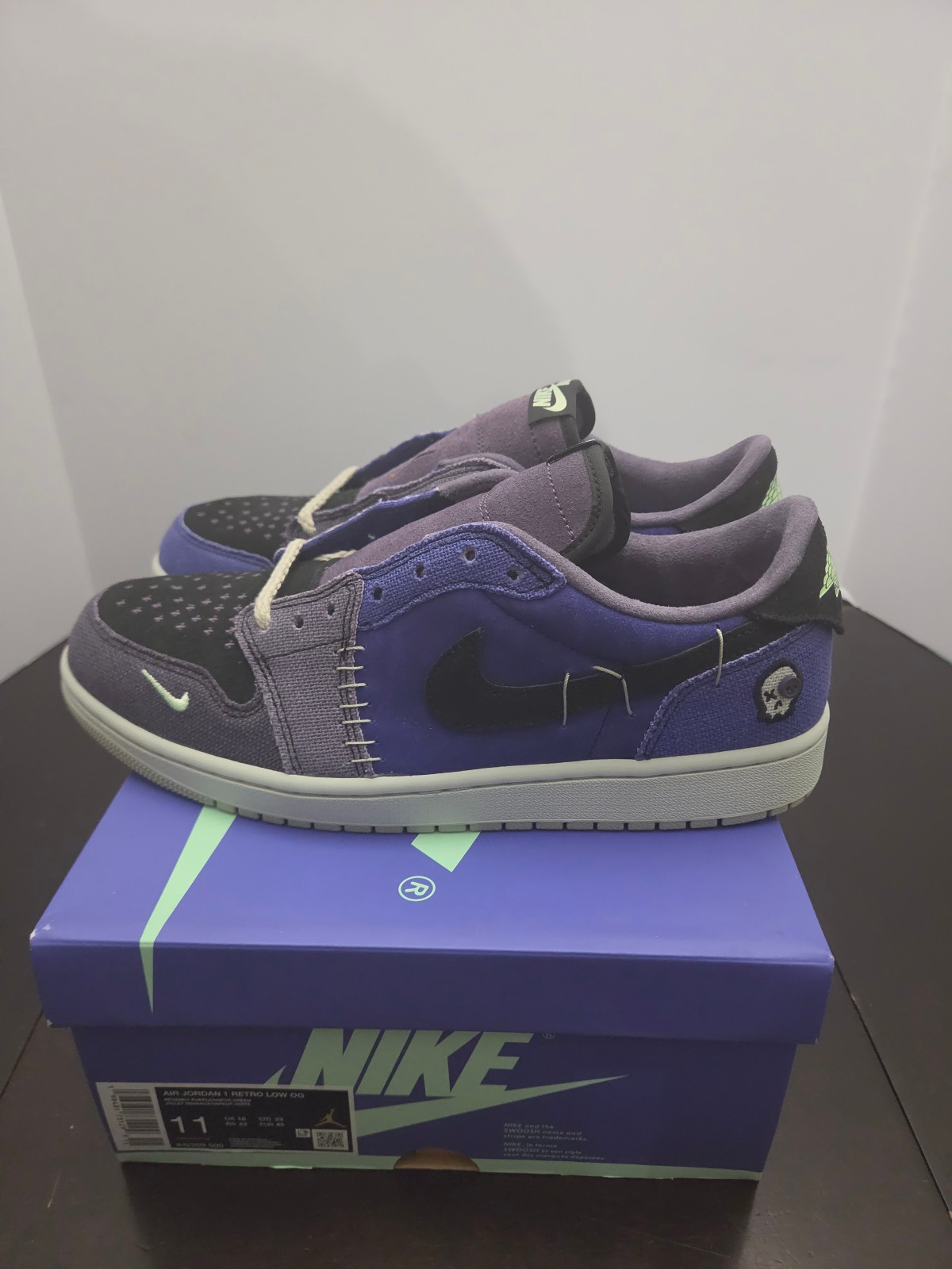 Size 11 – Zion Williamson x Air Jordan 1 Retro OG Low Voodoo Alternate