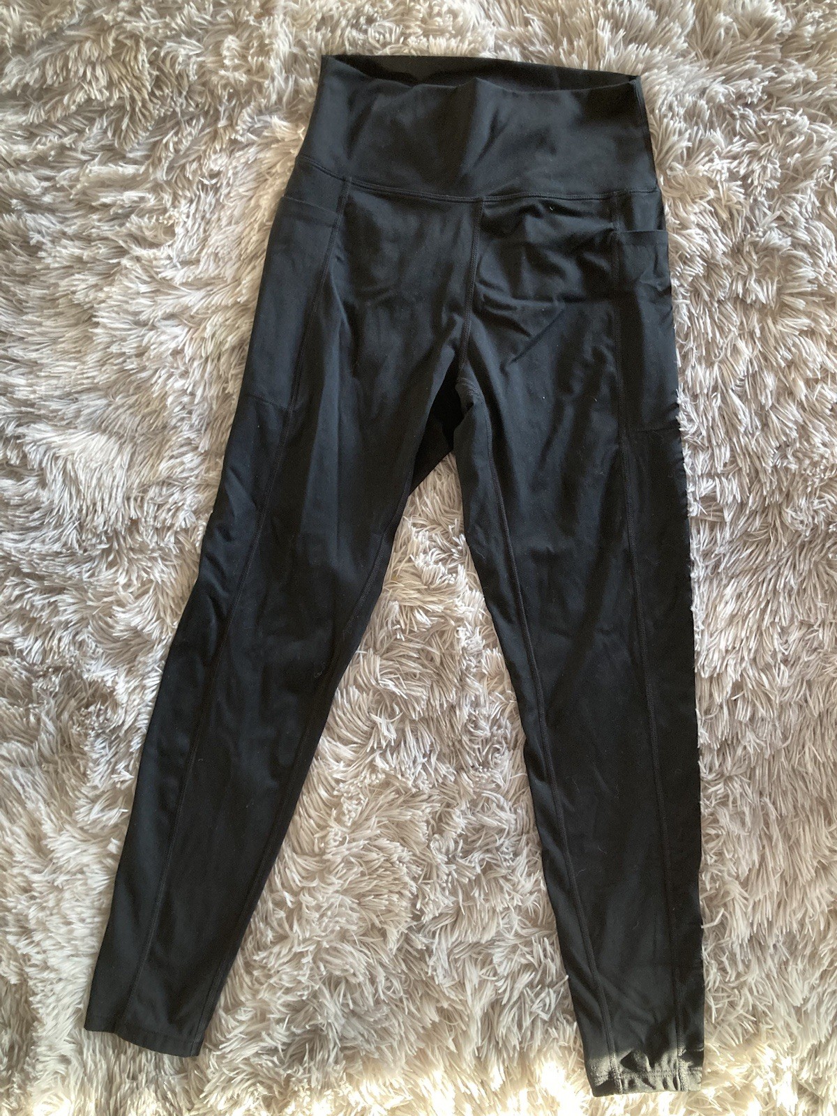 Danskin Black Leggings with Pockets Size M Active Wear Yoga Athleisure Workout