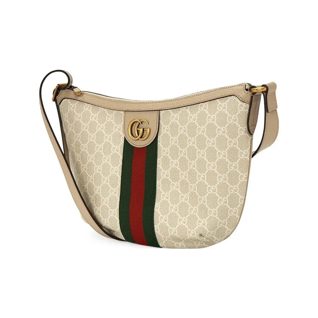 Gucci Ophidia Half Moon Bag Shoulder Crossbody Bag Small Women’s 11.8x2x8.6 in