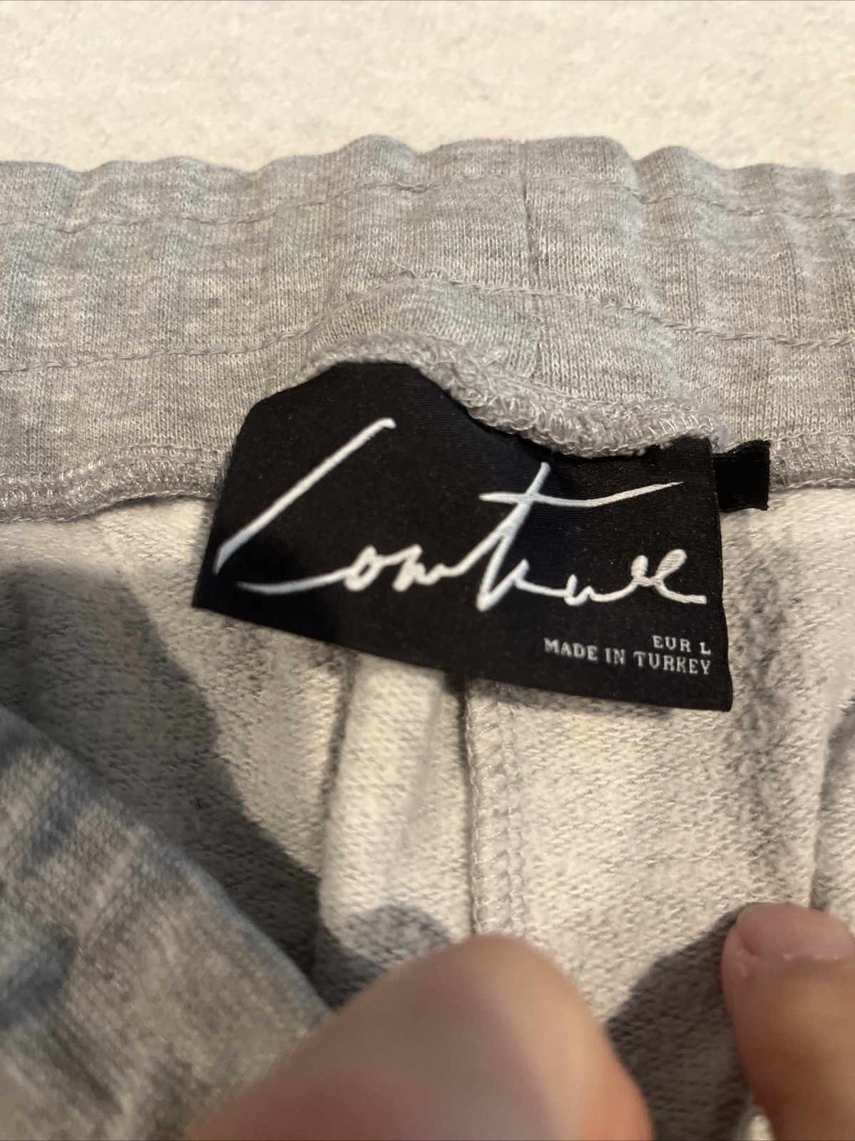 The Couture Club Hoodie And Sweatpants Stitched Gray Size Large