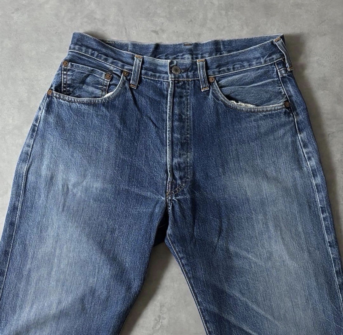 vintage Levi’s 501XX 90s Valencia 555 Redline Selvedge W33 L34 USA Made