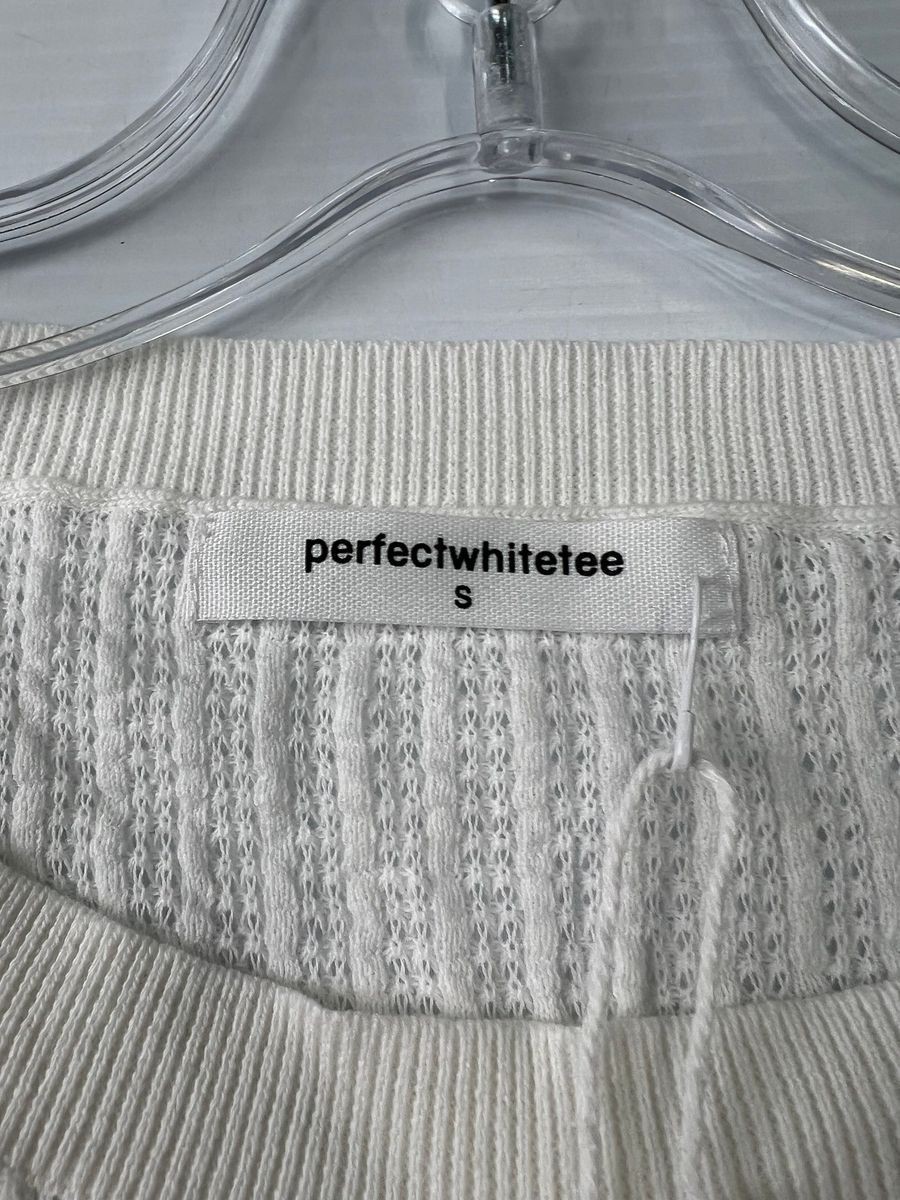 PERFECTWHITETEE Leona Short Sleeve T-shirt Women’s Size S White