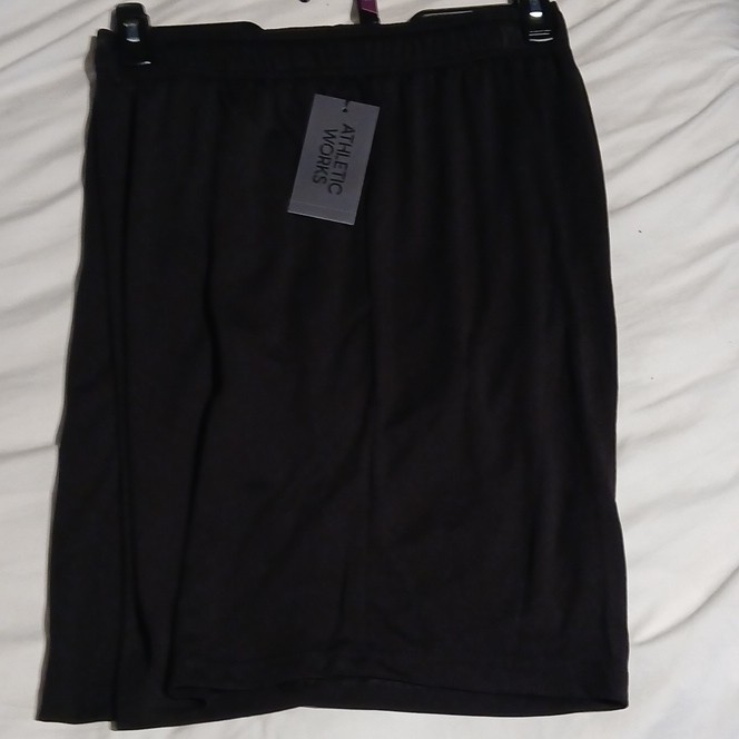 Athletic Works Core Short Men’s 2XL 44-46 Black Gym Drawstring Elastic Waist