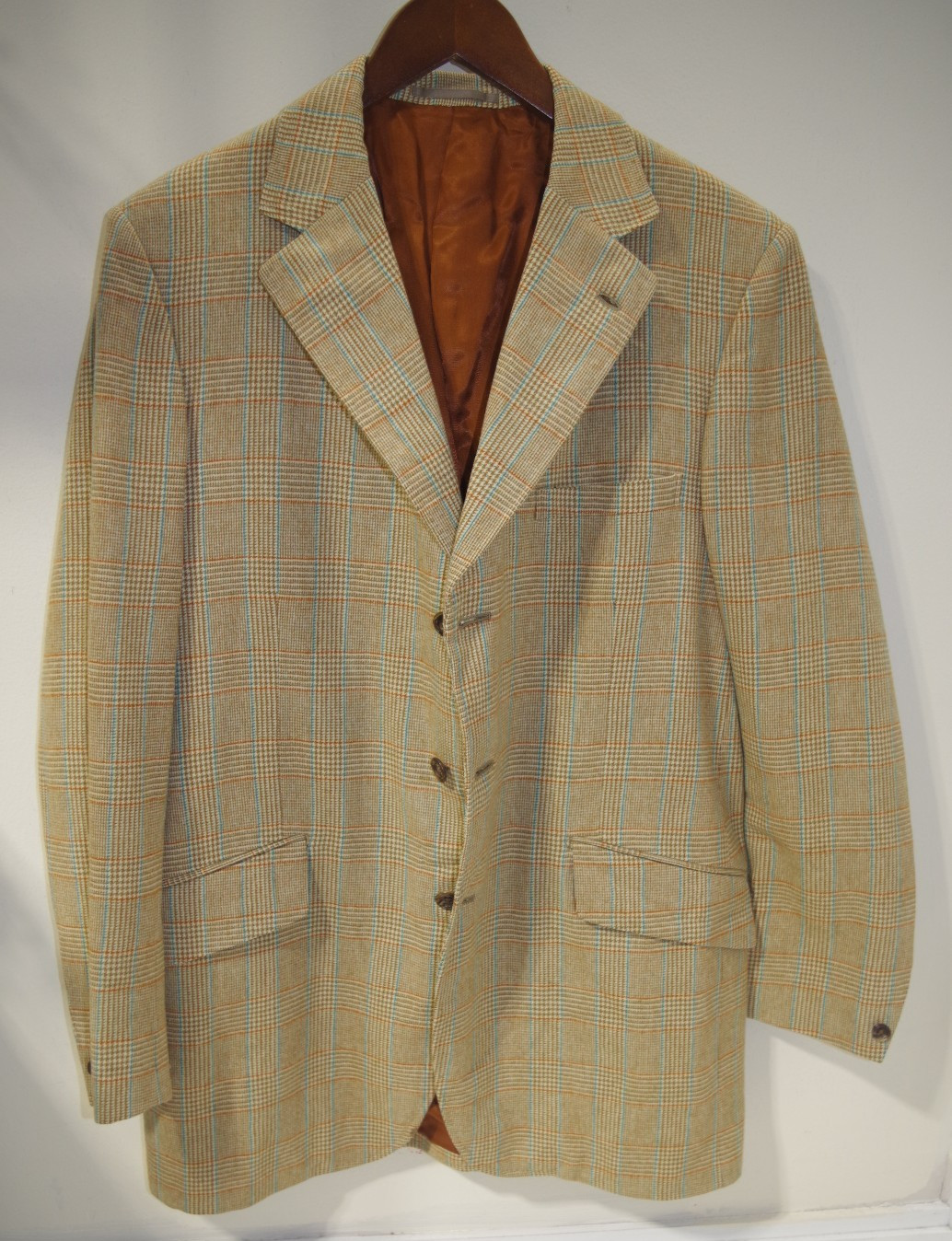 #8 Rodex of England Fine Wool Blazer Plaid Men’s 42 SPORT COAT Lillywhites