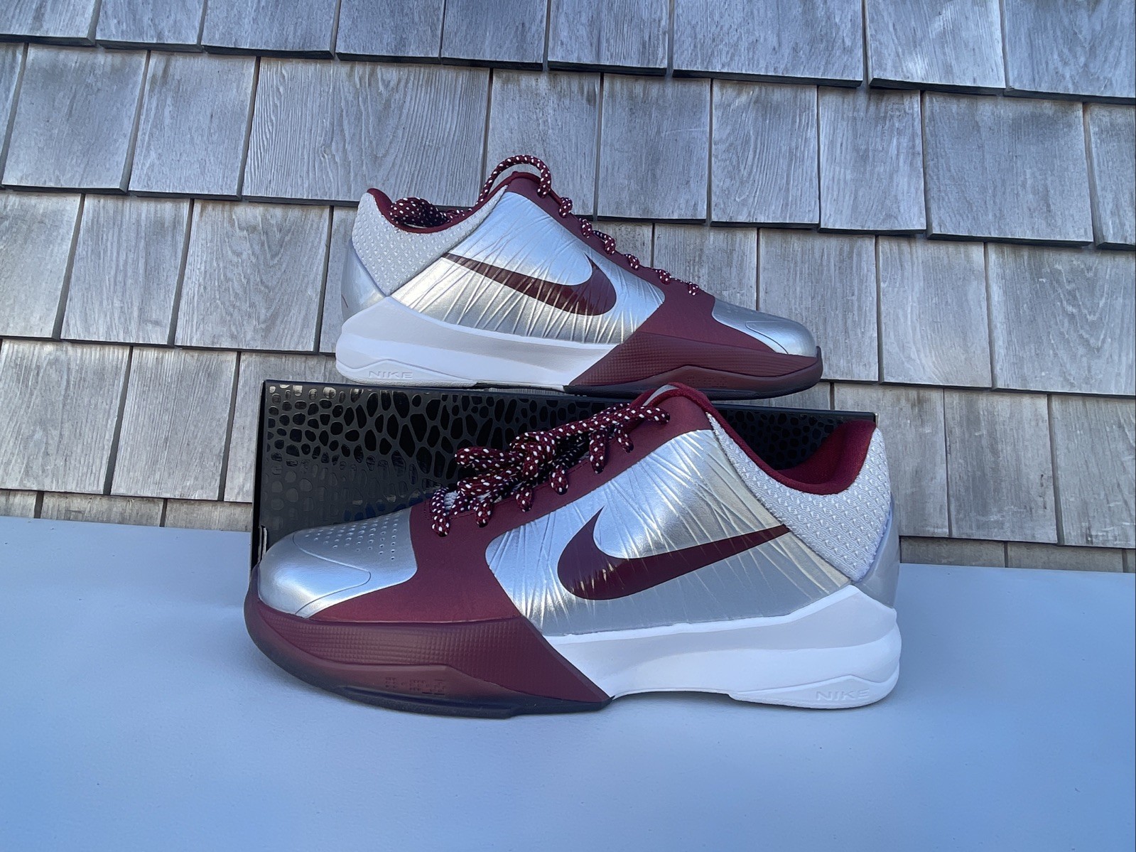 Nike Kobe 5 Protro Lower Merion Aces Away Shoes Sneakers HM9522-00 GS Size 7Y