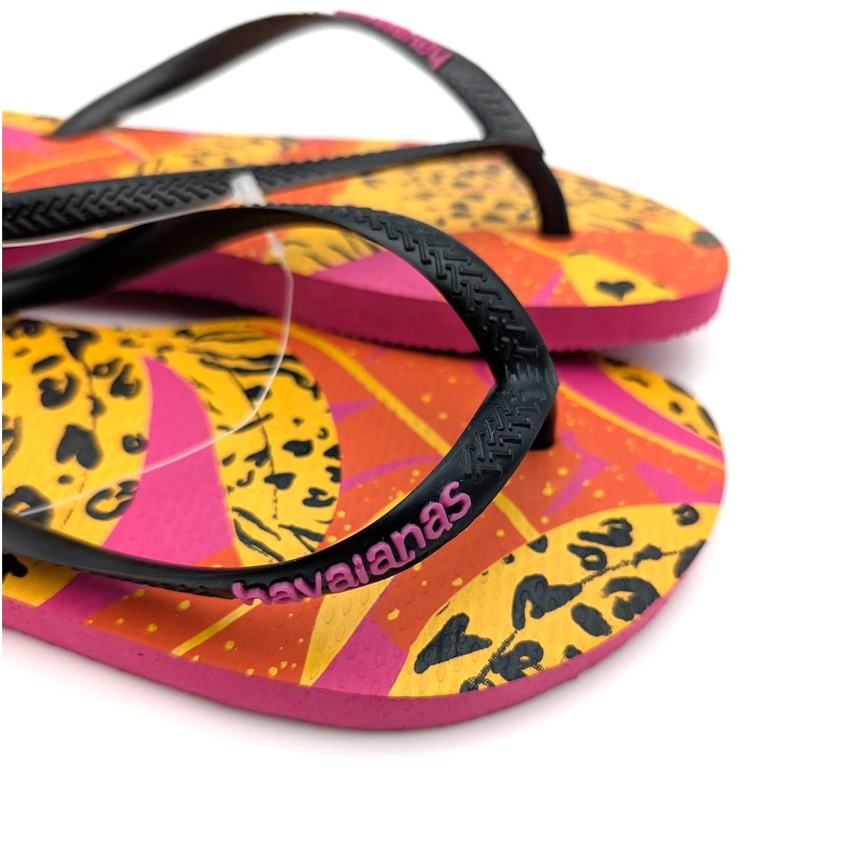 Havaianas Slim Summer Fruits Flip Flop Sandals Womens Multi color Sz US6 EU37/38
