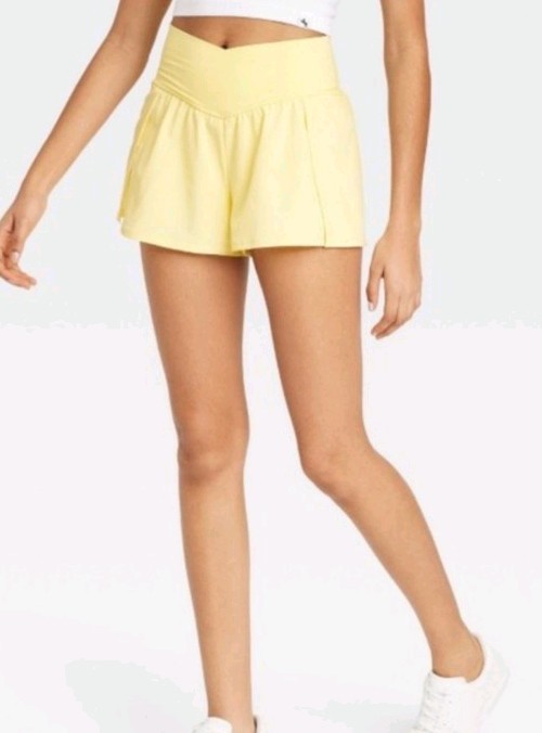 Joylab size small shorts with built in spandex Beautiful Yellow Color! 💛