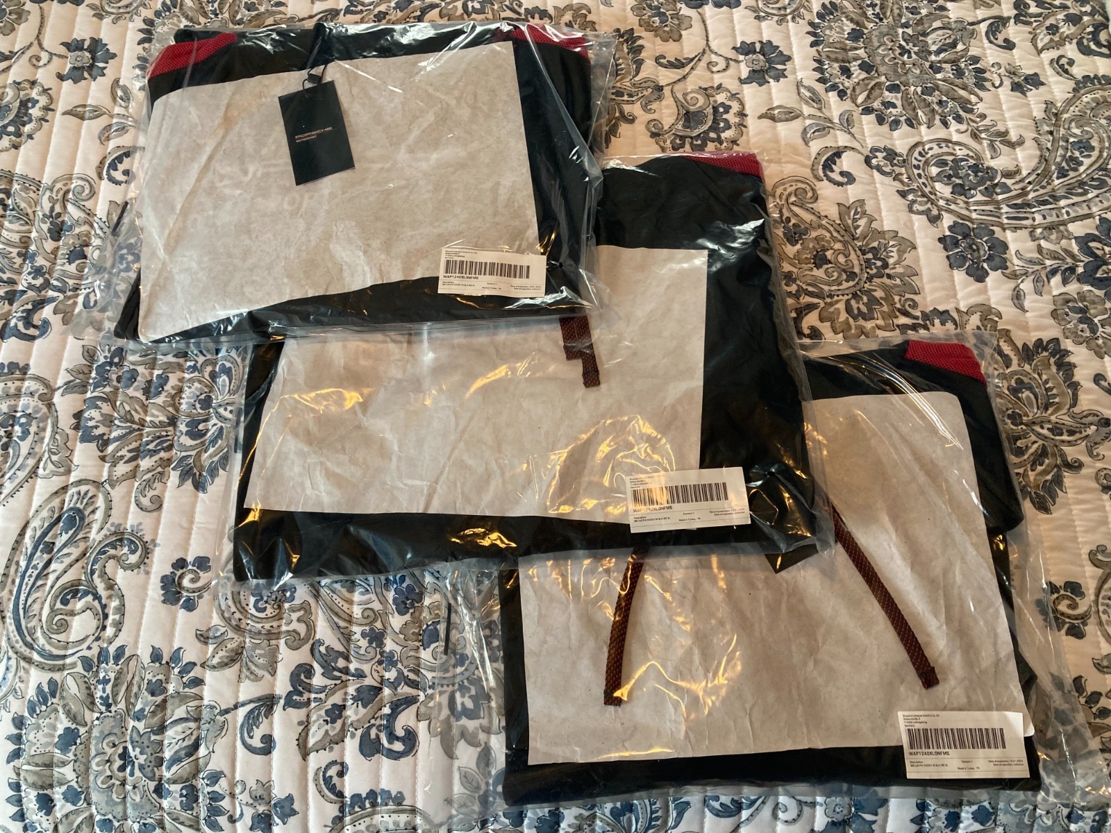 NEW IN BAG PORSCHE DESIGN MOTORSPORT LONG SLEEVED HOODIE IN EURO XL = USA L