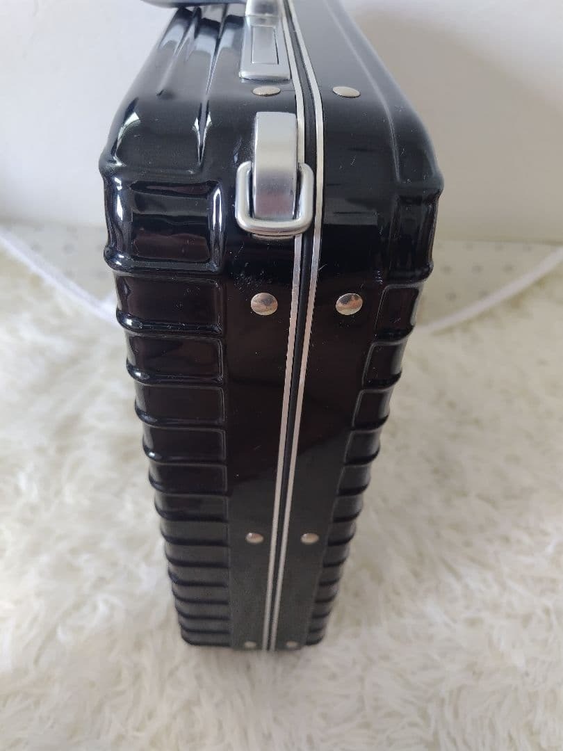RIMOWA Limbo Series Briefcase Attache Case Black 14L Polycarbonate Alumunium