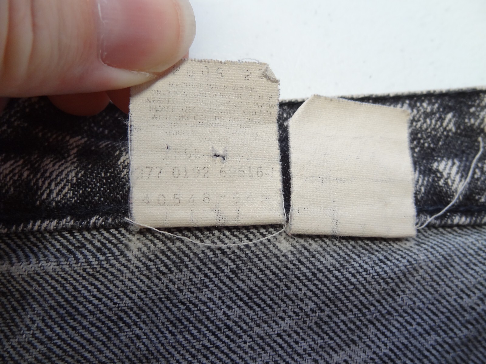 Levi’s 36×34 Relaxed Fit Stretch Acid Wash 90s Jeans 1992 Silver Label Trevira