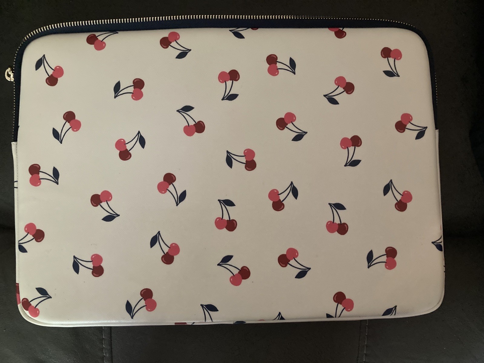 Kate Spade Staci Dancing Cherries Cherry Laptop Sleeve Bag, 15.5 x 11 x 1″