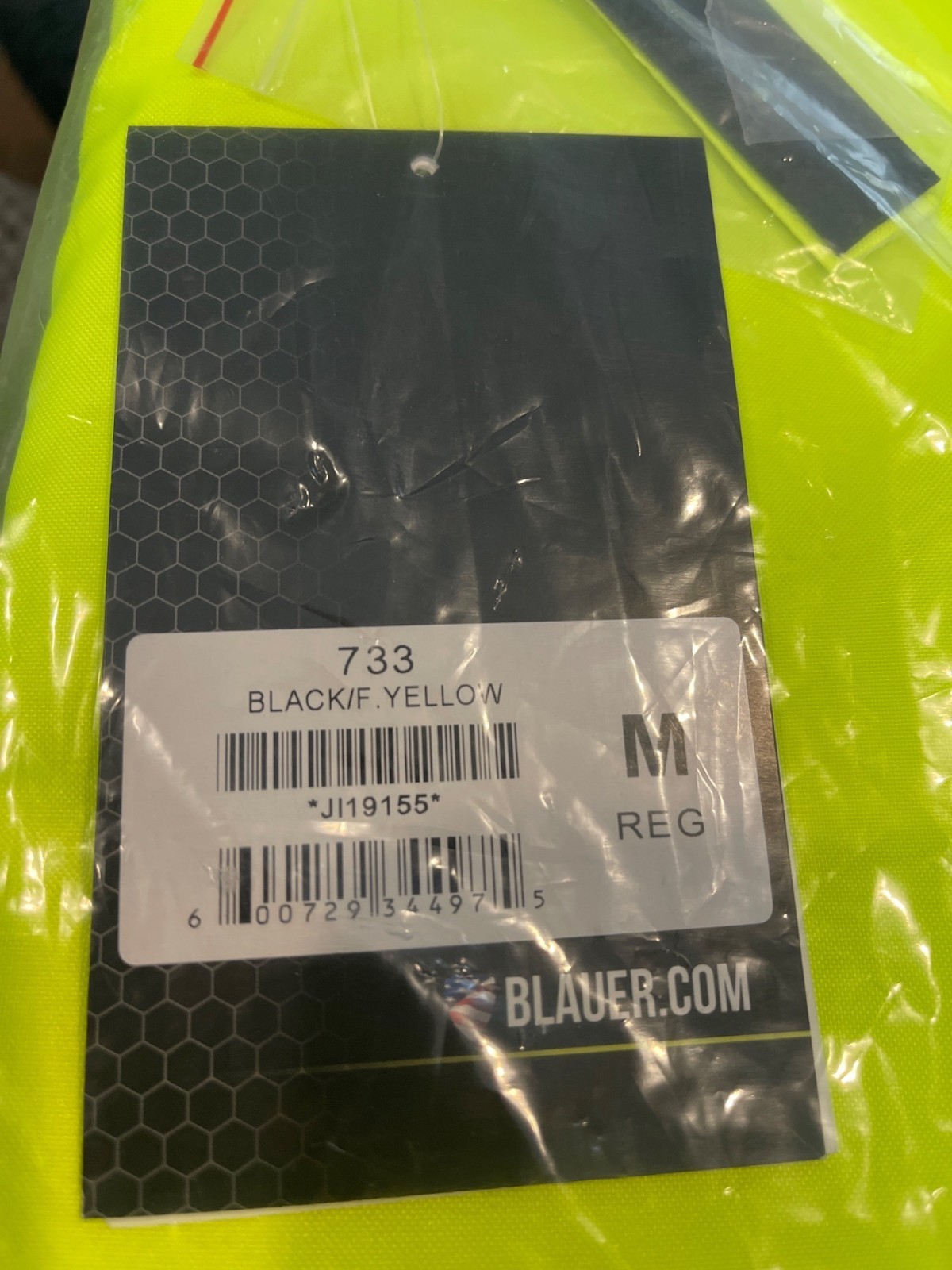 NWT Blauer Defender 733 Reversible Raincoat Hi-Vis Mens Medium