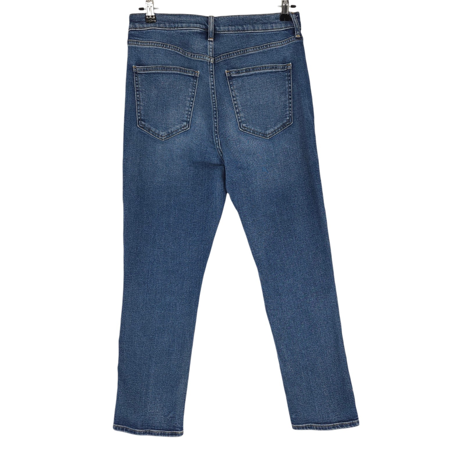 GAP Vintage Slim Straight Leg Jeans High Rise Medium Wash Denim Womens 10