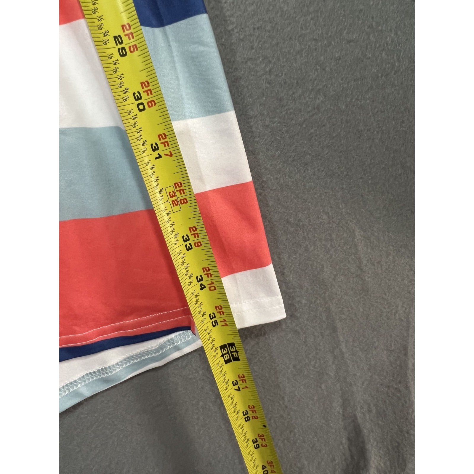 Women’s Striped Sleeveless Drawstring Waist Casual Summer Tank Dress Size M