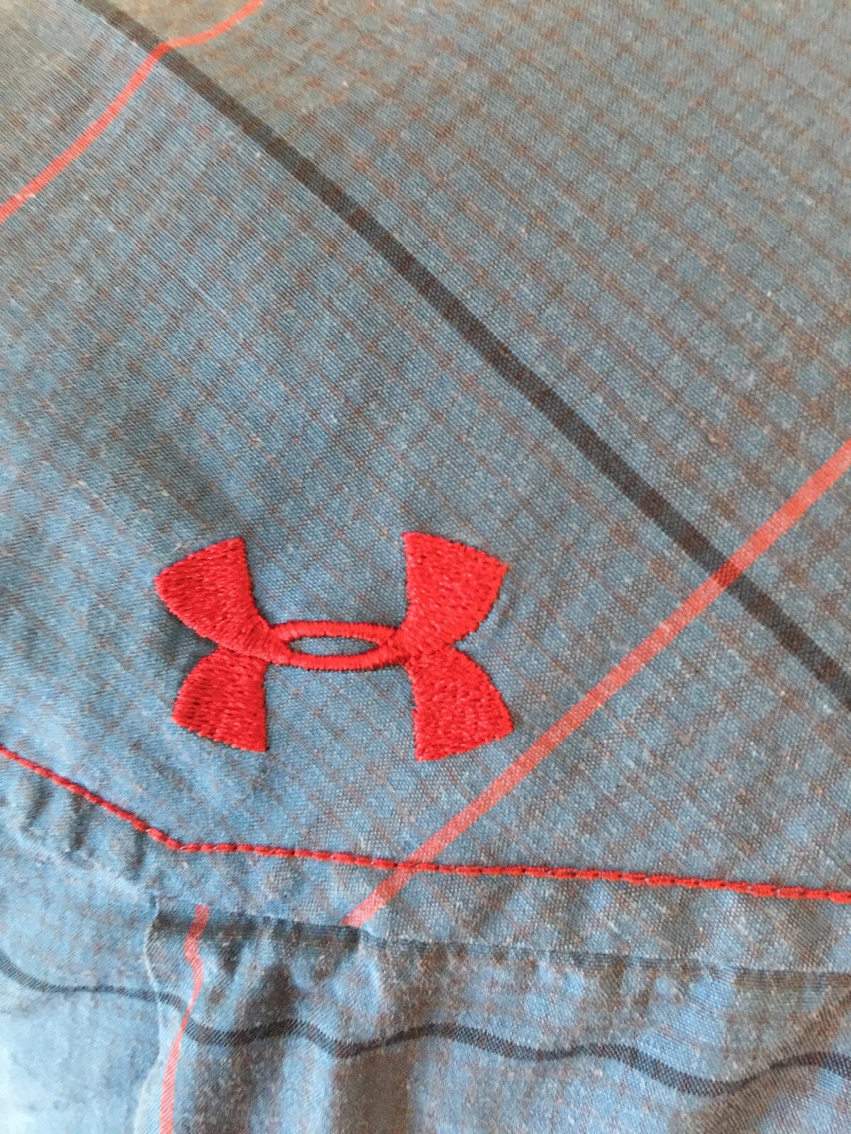 Mens Under Armour Blue Bttn Shirt Short Sleeve S/S Medium 101215991 -See Details