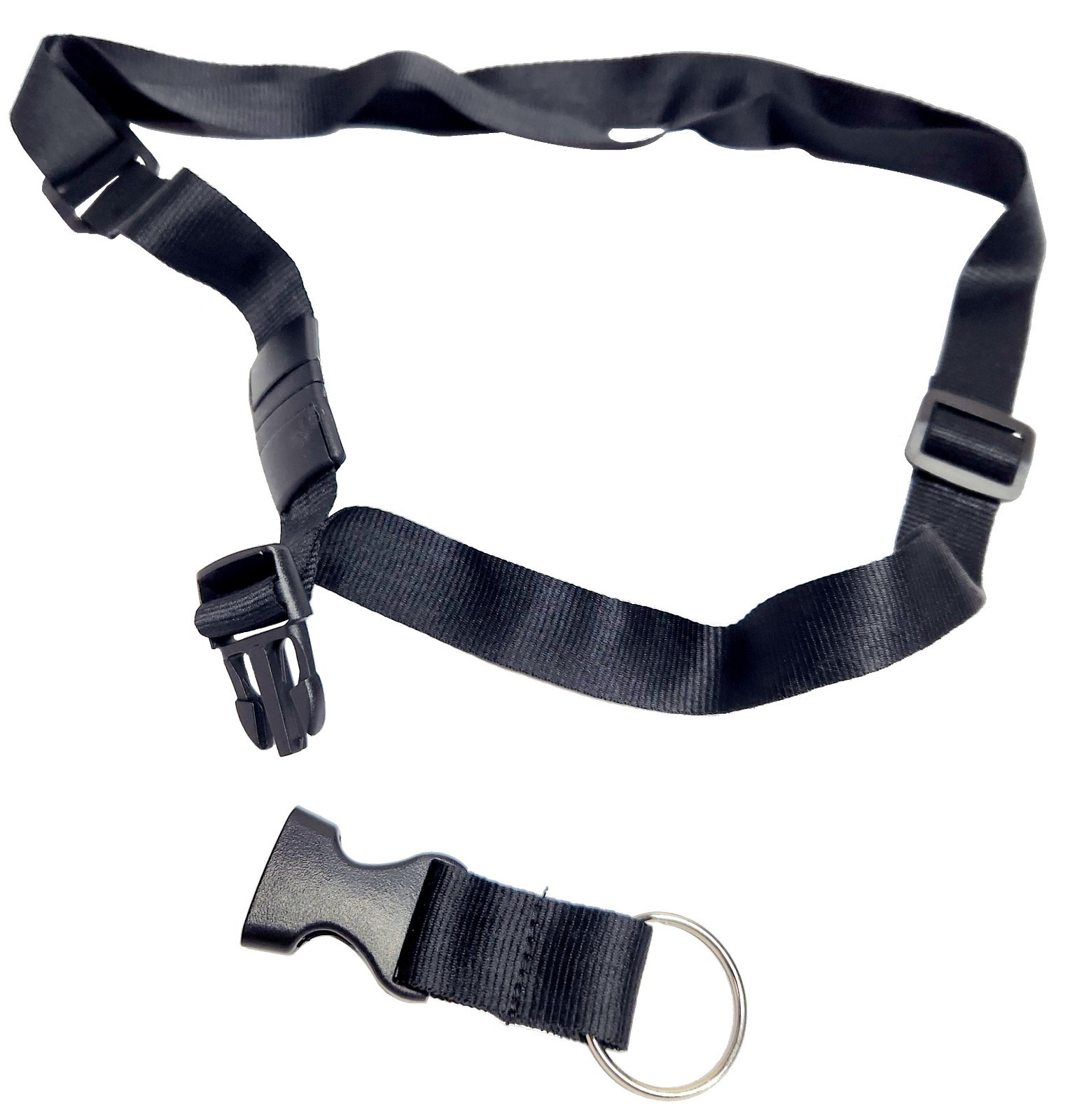 Advantus 91138 Adjustable 26″-48″ Antimicrobial Lanyard & Detachable Key Ring