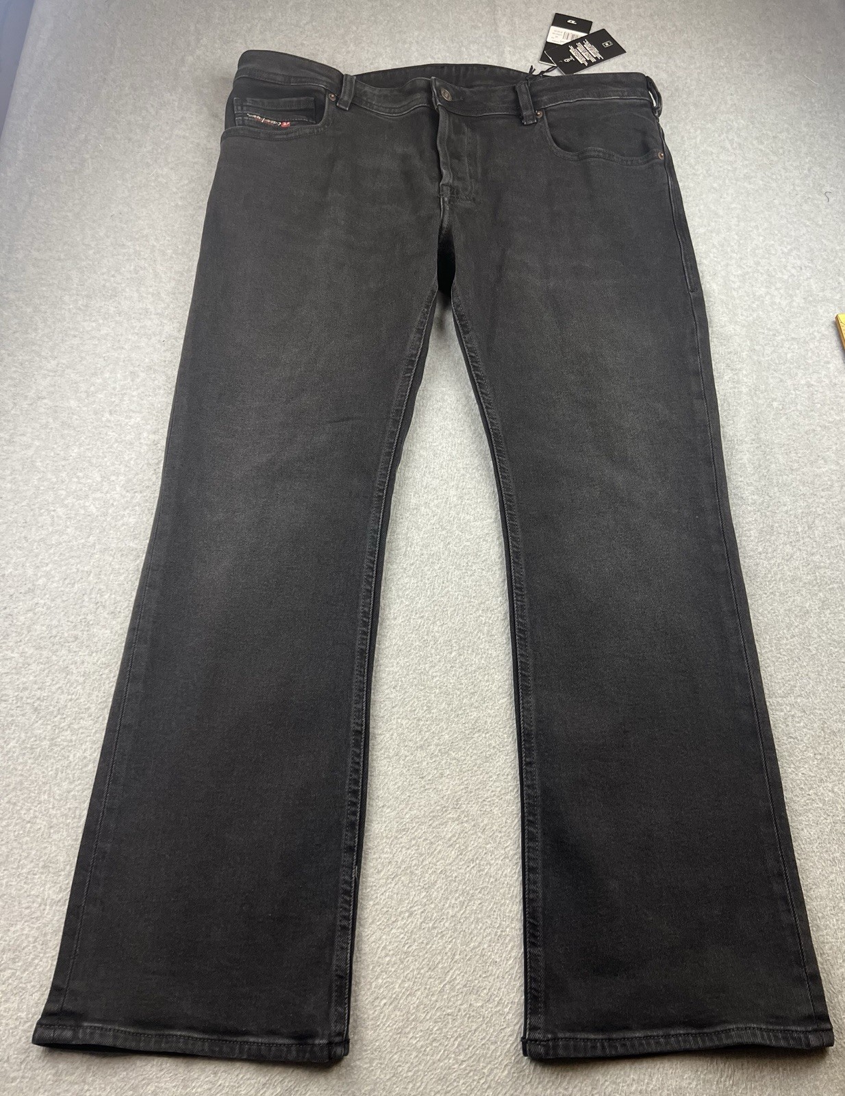 Diesel 2007 Zatiny Men’s Jeans W38 L30 Black Bootcut Denim Slim NWT