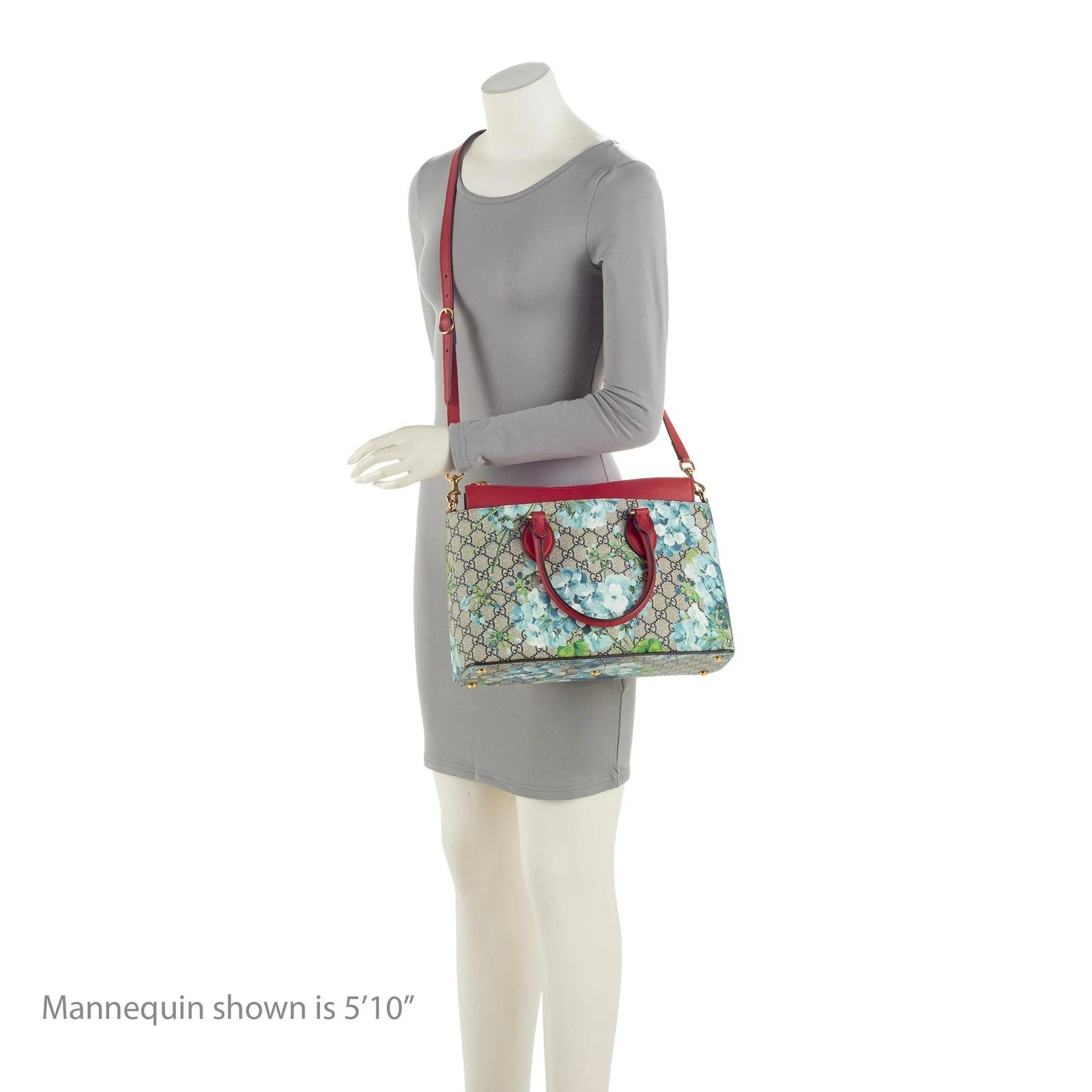 Gucci Blooms GG Supreme Blue Floral Satchel – Free Shipping