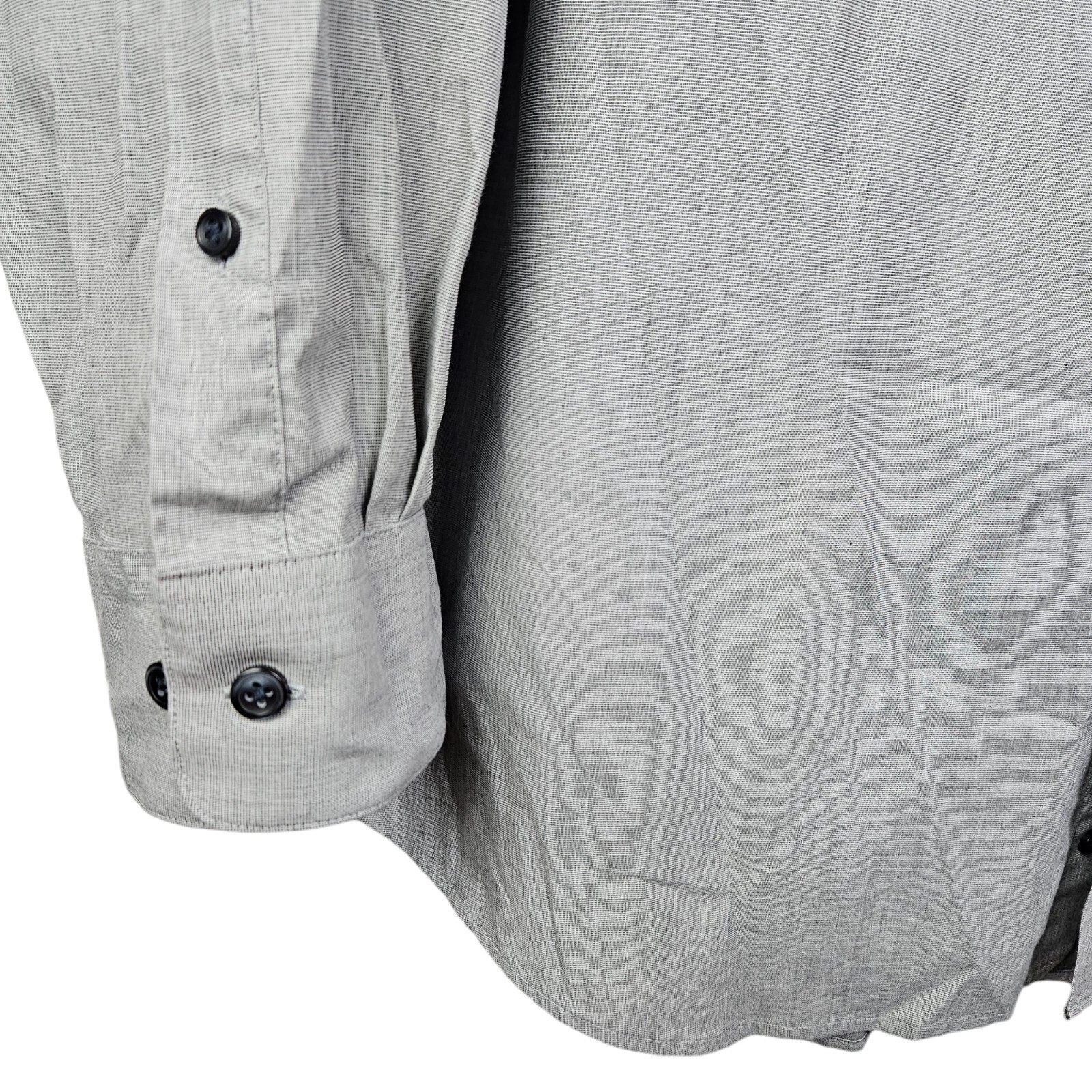 [g] George Classic Fit Button-Up Shirt Men’s Size 3XL Long Sleeve Oxford Gray