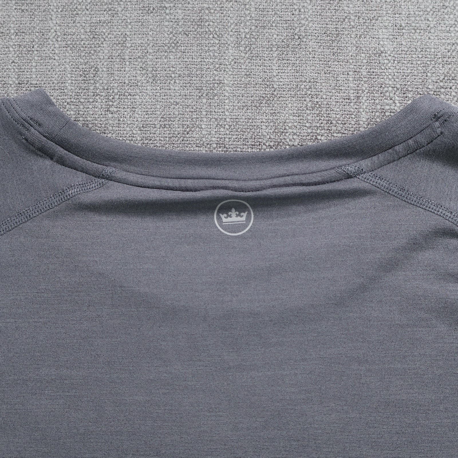 Peter Millar Shirt Mens XXXL Gray Aurora Performance Tee UPF 50 Crown Sport