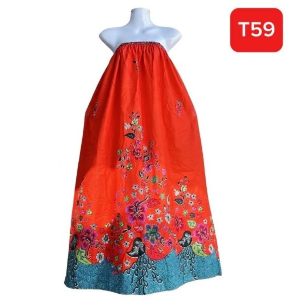 Thai Batik Sarong Long Skirt Shower Lady’s Wear Shower 2 Pcs./Set Stitched Women