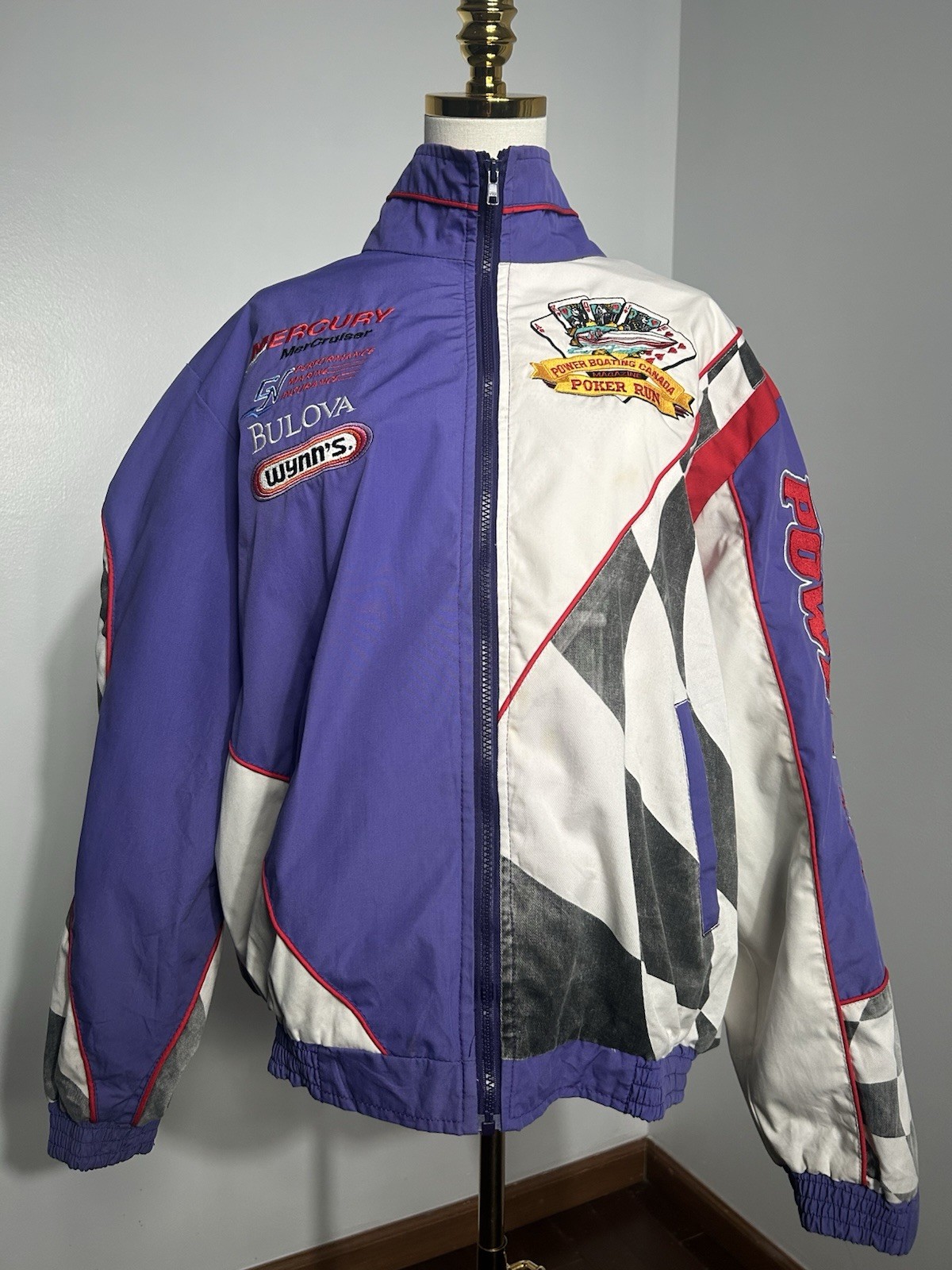 Vintage Poker Run Offshore Racing Jacket XL Mercury MerCruiser Bulova Canada