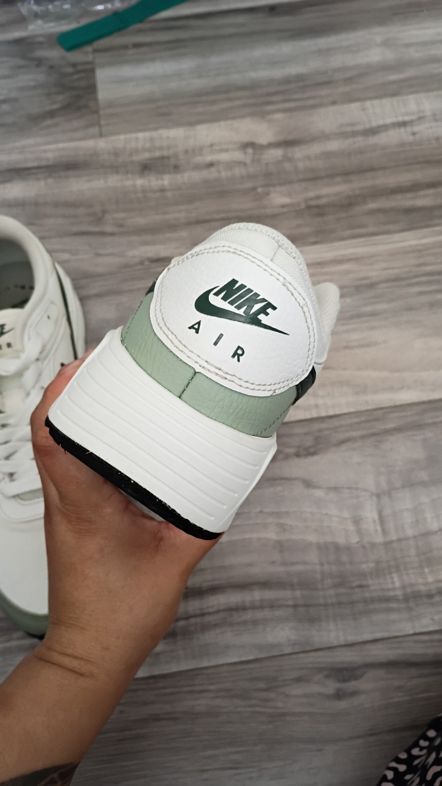 Nike Air Max SC Low Top Lace-Up Summit White/Jade Horizon/Vintage Green