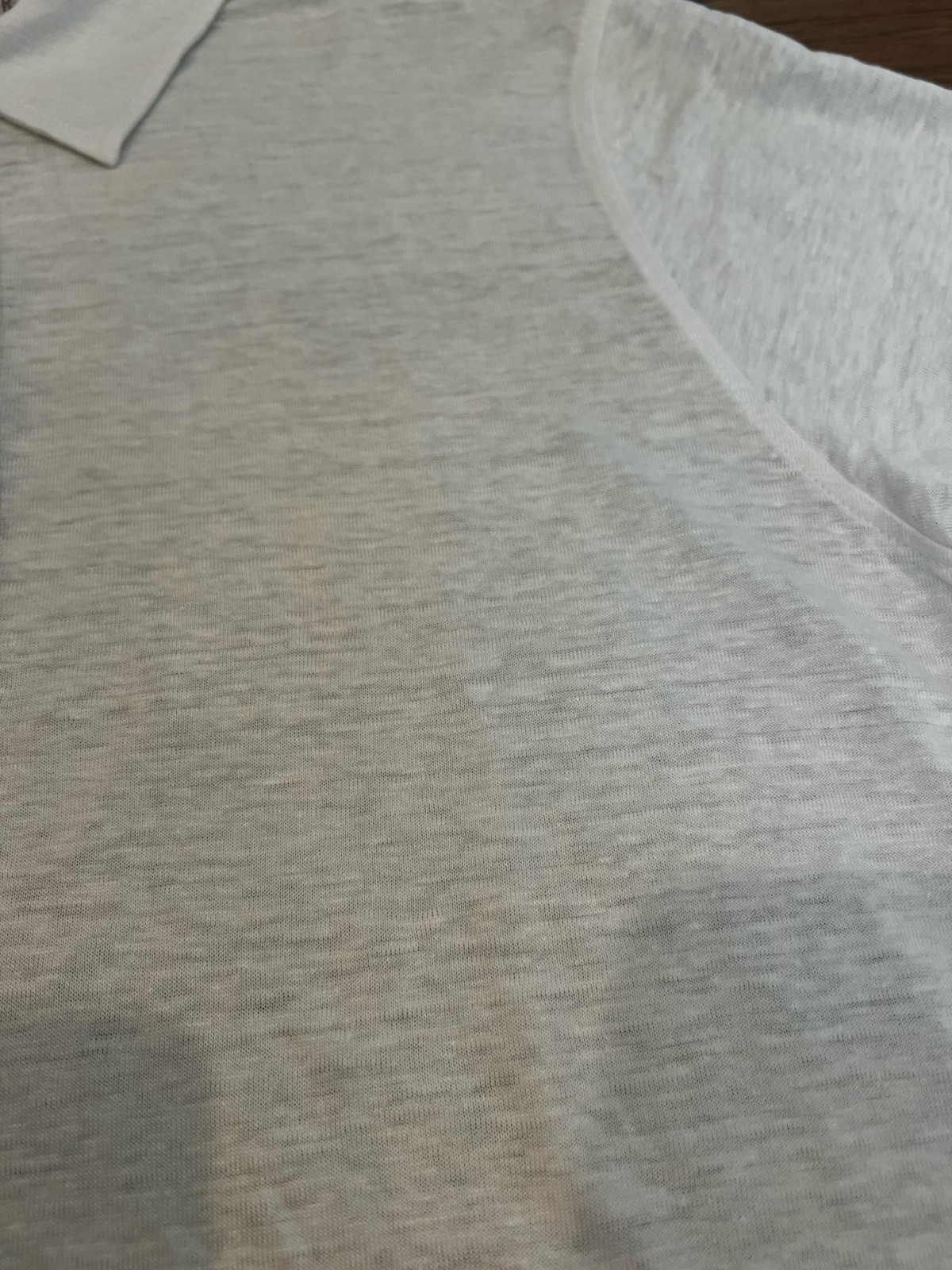 Todd Snyder White Linen Polo (Medium)