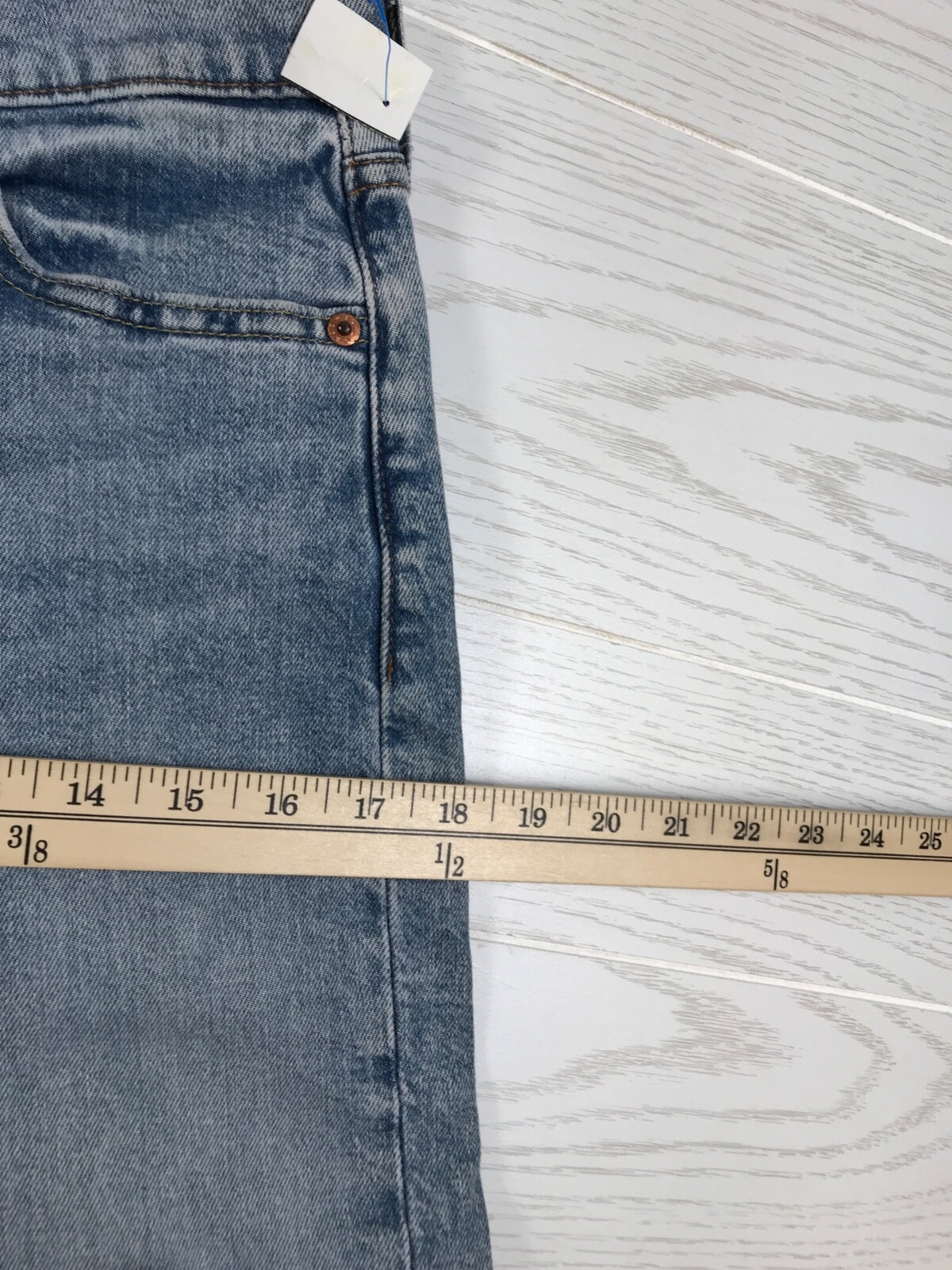 Levi’s 510 Jeans Mens 30×30 Slim Stone Washed Blue Straight Cotton Blend NWOT