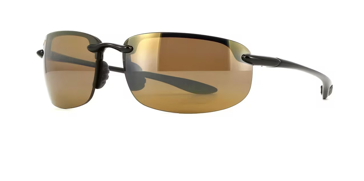 Maui Jim Ho’okipa Gloss Black Tortoise / HCL Bronze Polarized Lens H407-02 NEW
