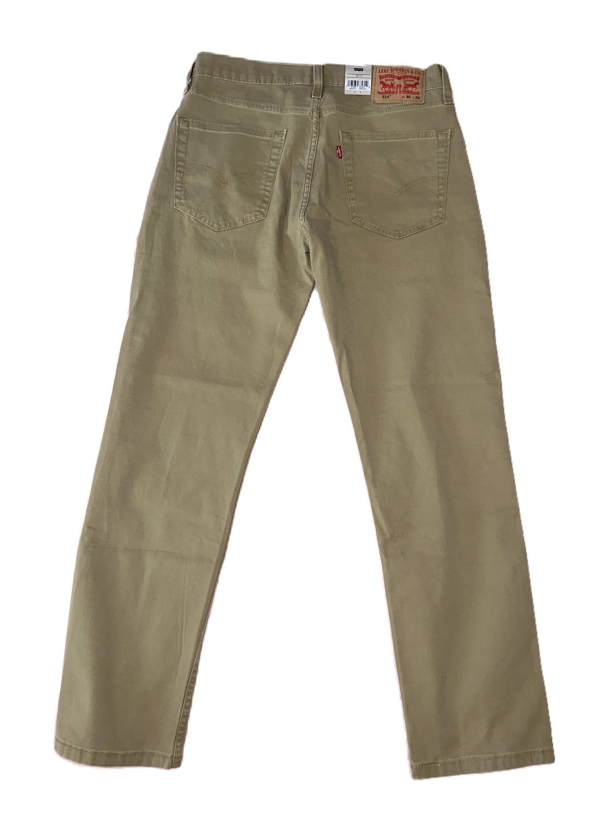 $74 Levi’s Men’s 514 Straight Stretch Pants – Khaki – 30W x 30L – New With Tags