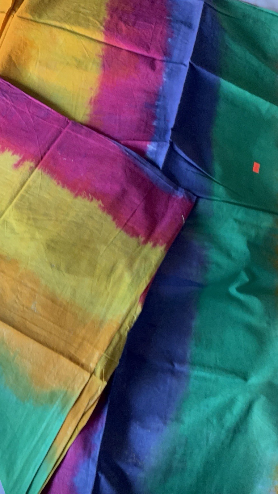 NEW 🆕, Cotton BATIK SAREE. ( Item#L3229 ) including blouse piece. Only $33