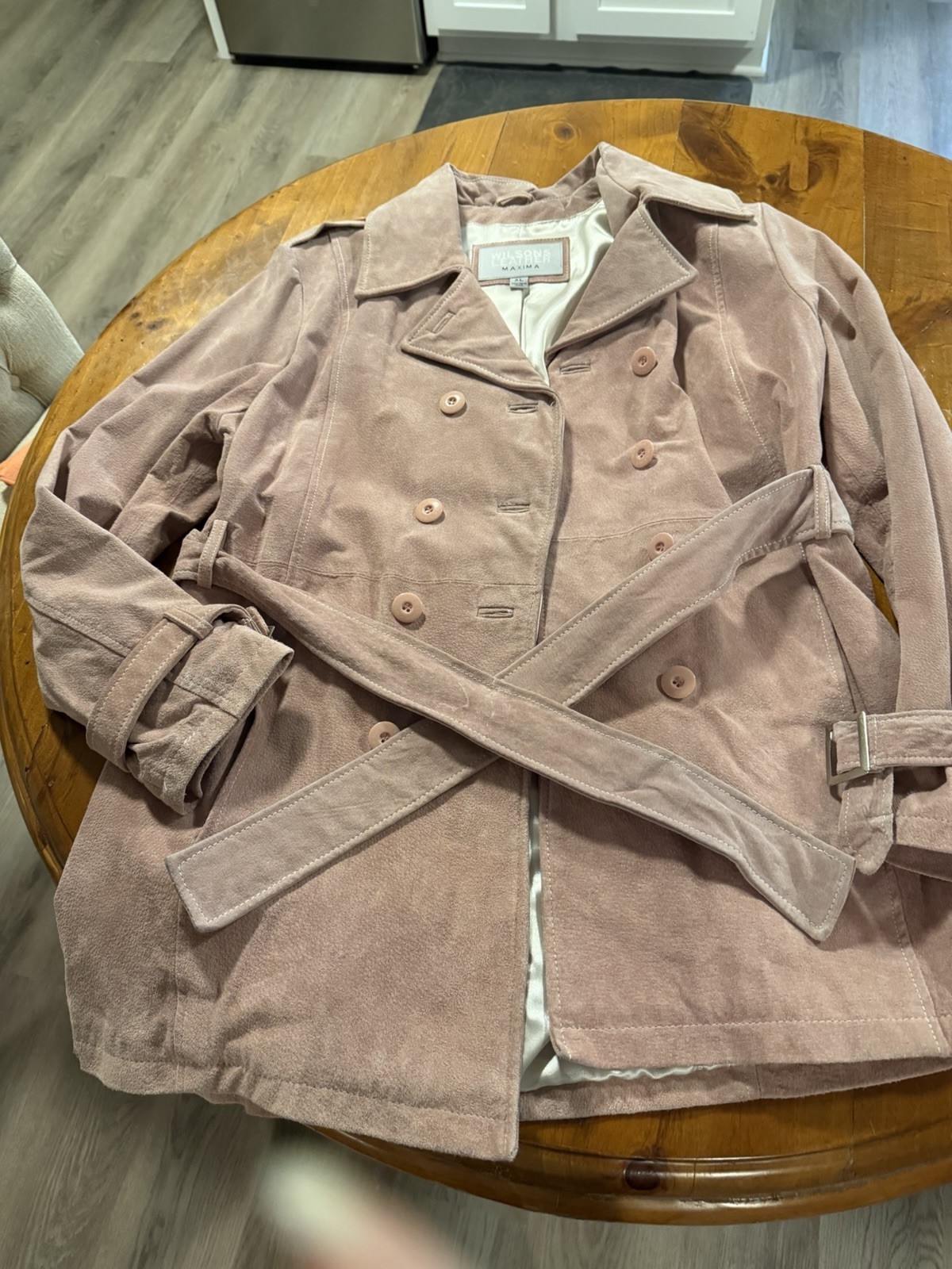 womens suede jacket xl