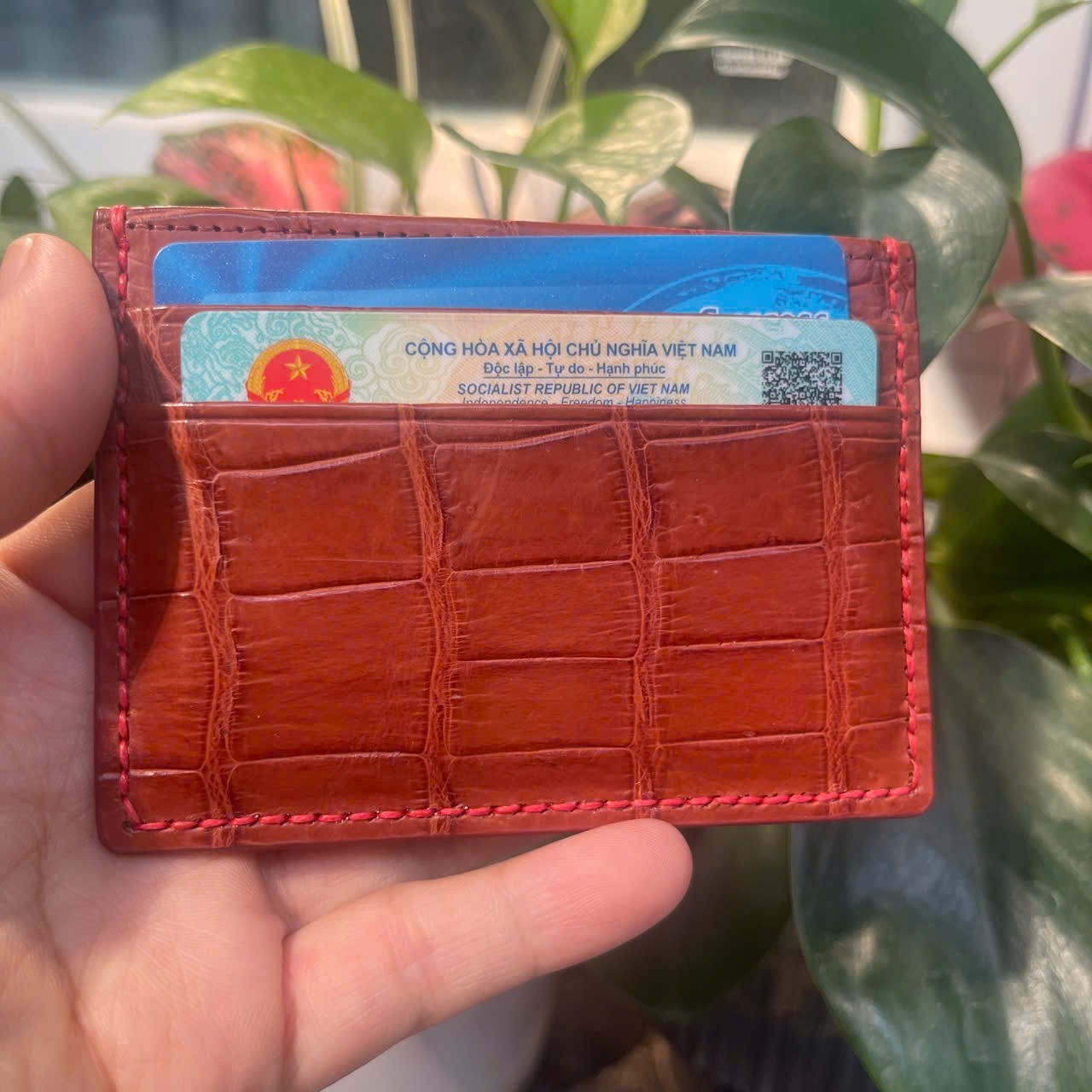 GENUINE LEATHER SKIN CREDIT CARD HOLDER/ WALLET CARD HOLDER FOR MEN
