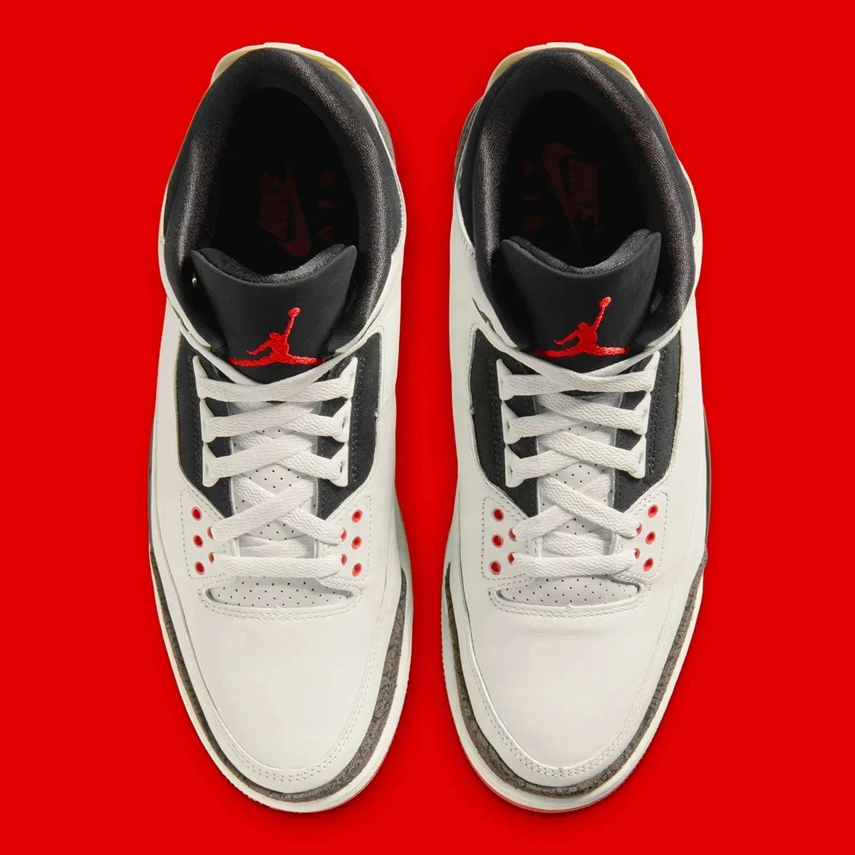 Nike Air Jordan 3 Retro OG World’s Best Dad Sail Black Red IF4396-103 Mens Size