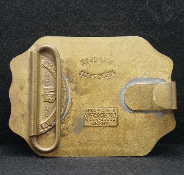 WD13108 VINTAGE 1970s ***AMERICA’S HEROE’S NEVADA FIRE DEPT*** BRASS BELT BUCKLE