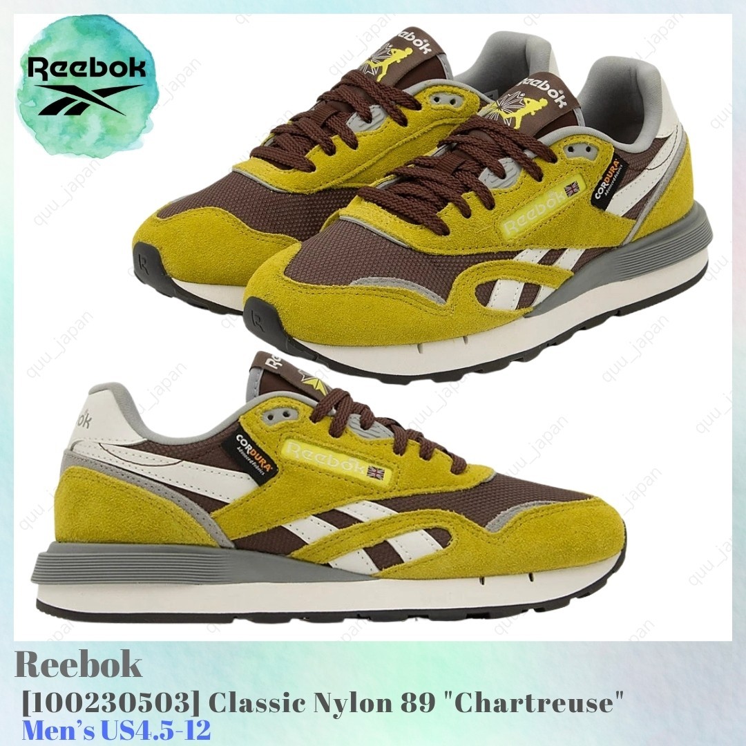 Reebok Classic Nylon 89 Chartreuse 100230503 Men’s US4.5-12 NEW