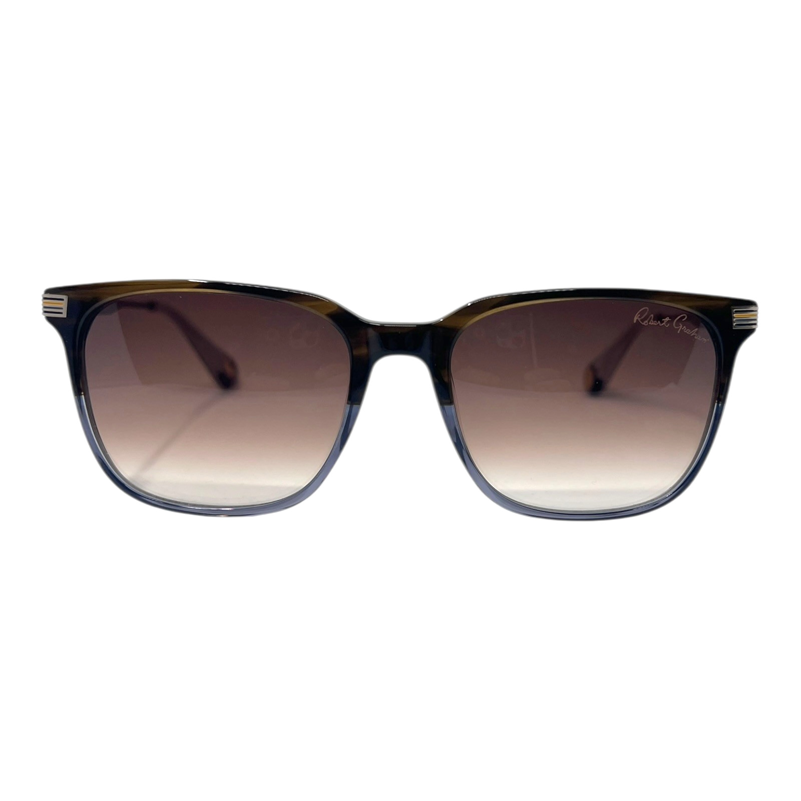 ROBERT GRAHAM – DEMETRI BRN 55/18/145 – BROWN / GRAY – NEW Authentic SUNGLASSES