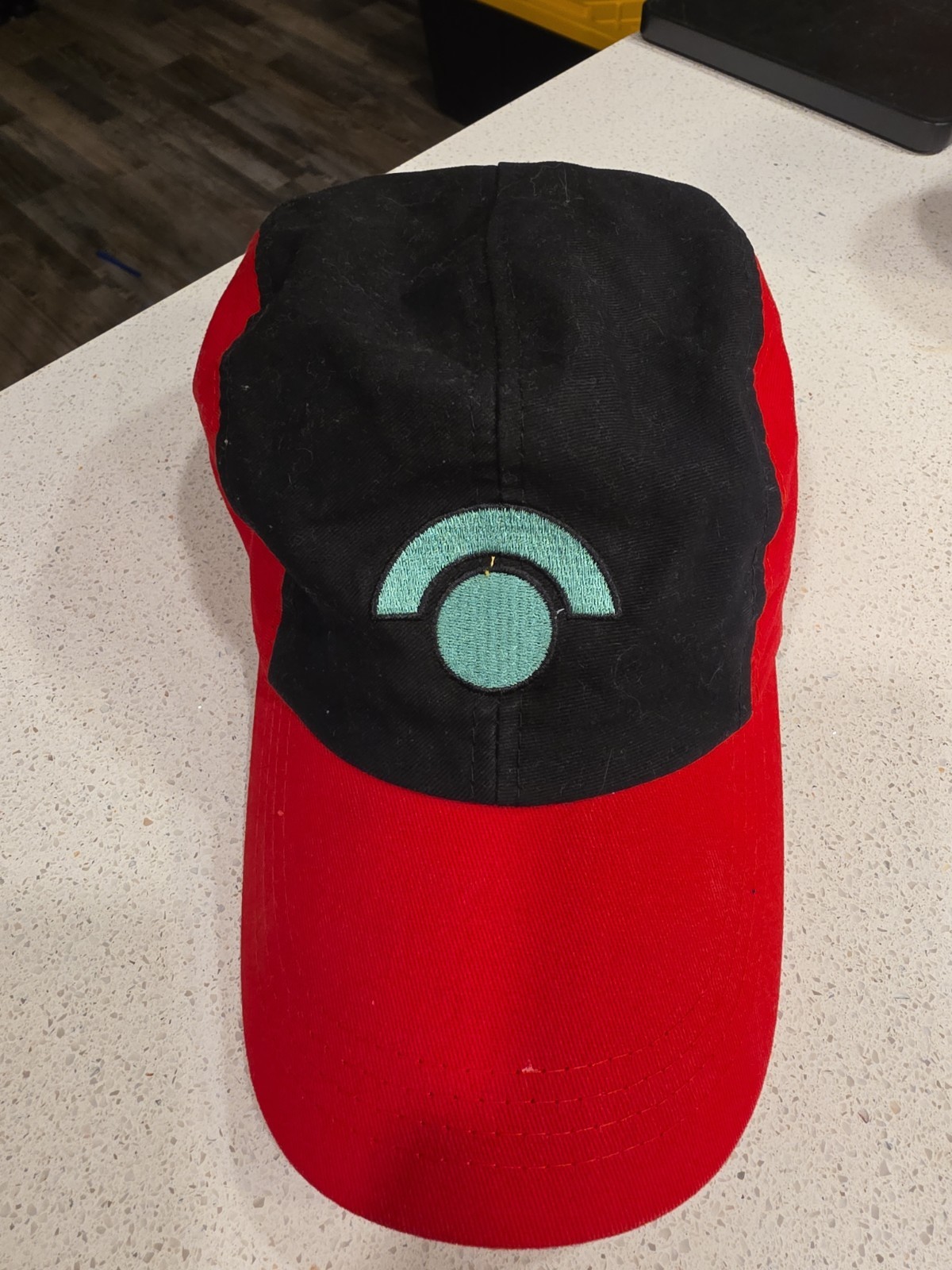 Vintage Ash Ketchum Pokeball Hat Cap Green Poke ball Pokemon Costume Go Coser
