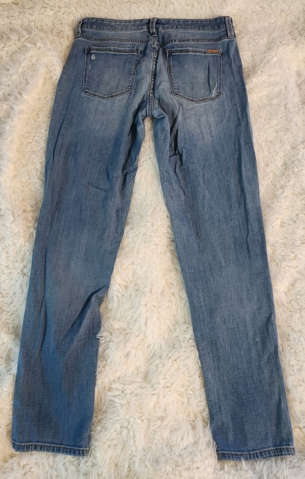 White House Black Market The Girlfriend Floral Embroidered Skinny Jeans Size 6