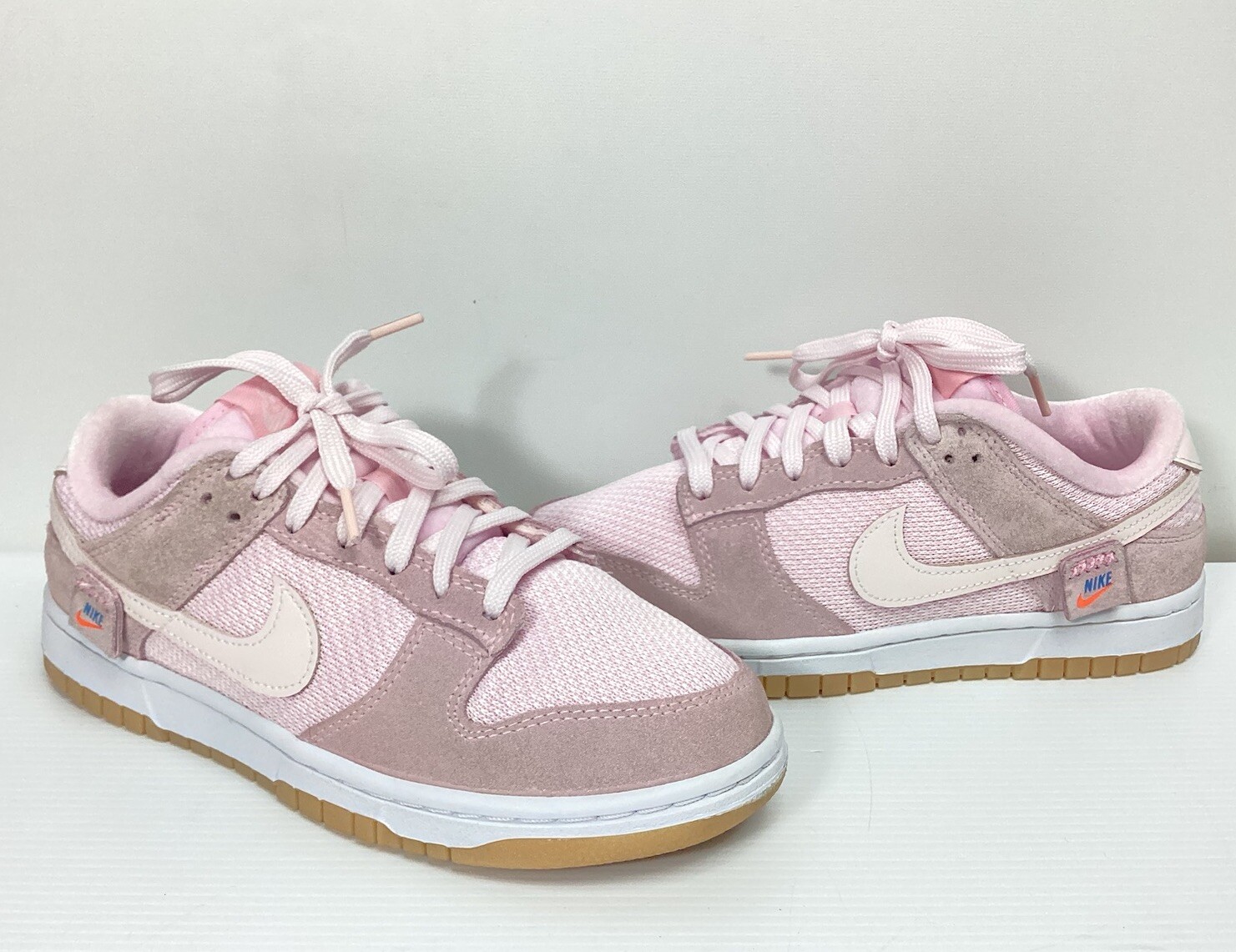 Nike Dunk Low Soft Pink Teddy Bear Sneakers DZ5318-640 Women Size 7.5