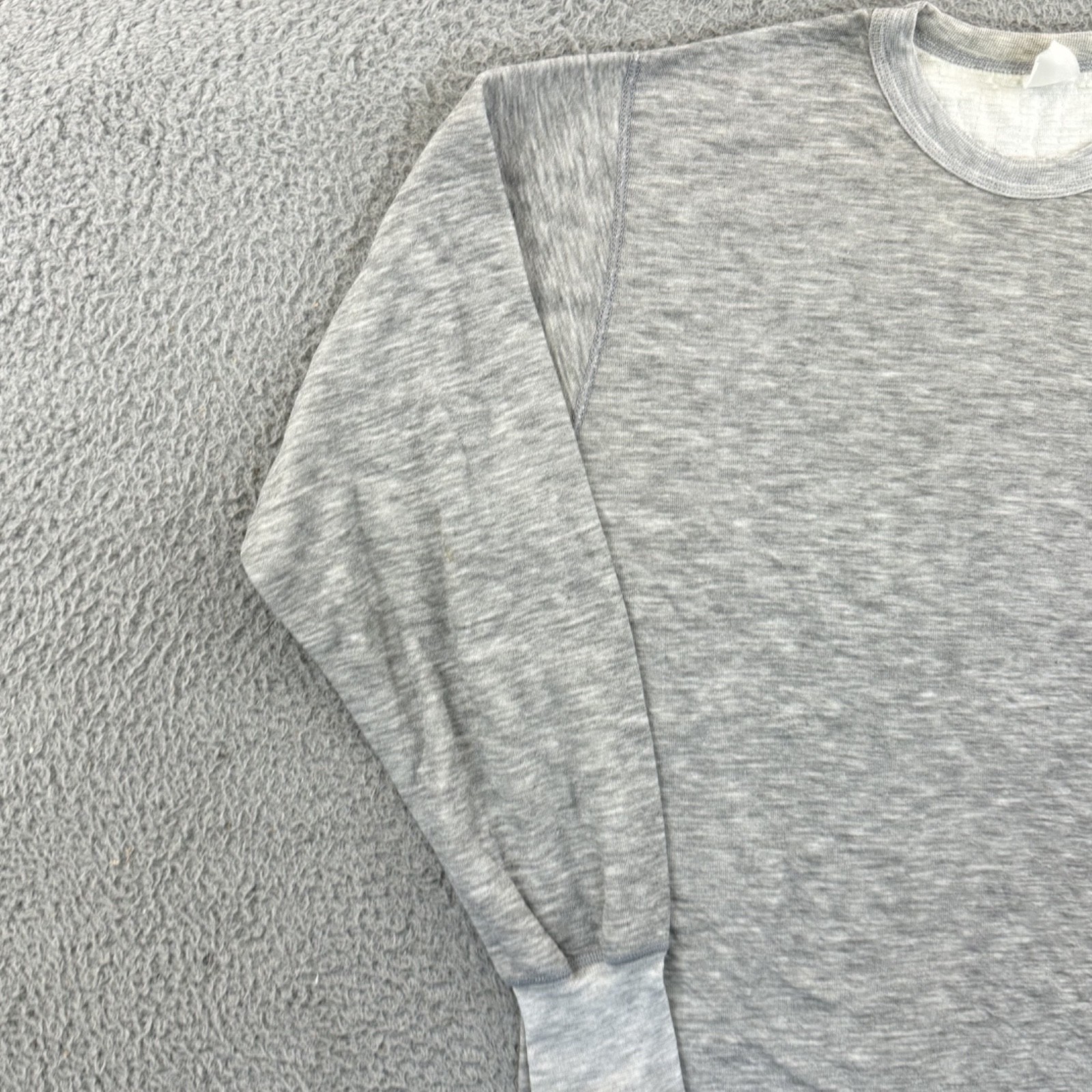 Vintage Tee Jays Sweatshirt Mens Large Gray Crewneck 80s Blank Sport Outdoor USA