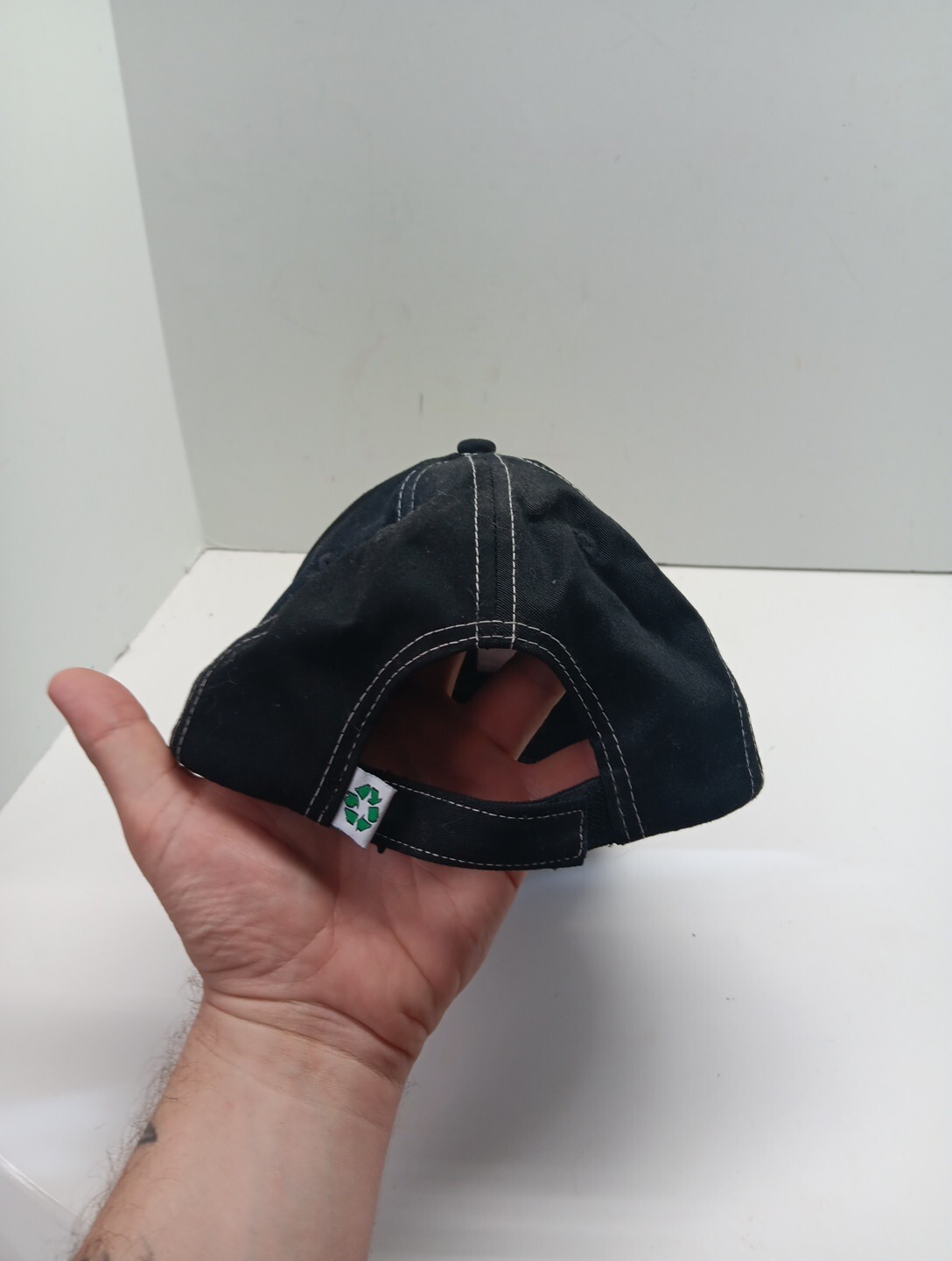 SUBARU 100% recycled polyester hat cap hat Gray And Black Strap Back