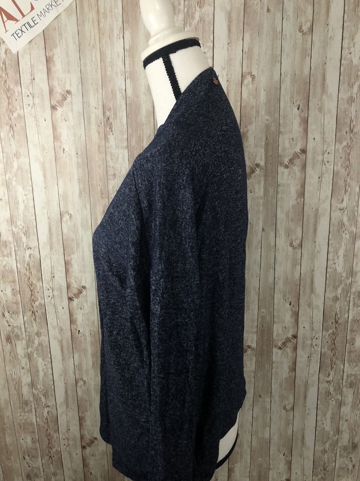 Bonobo Cardigan Womens Extra Large Sweater Open Front Blue Pullover N125