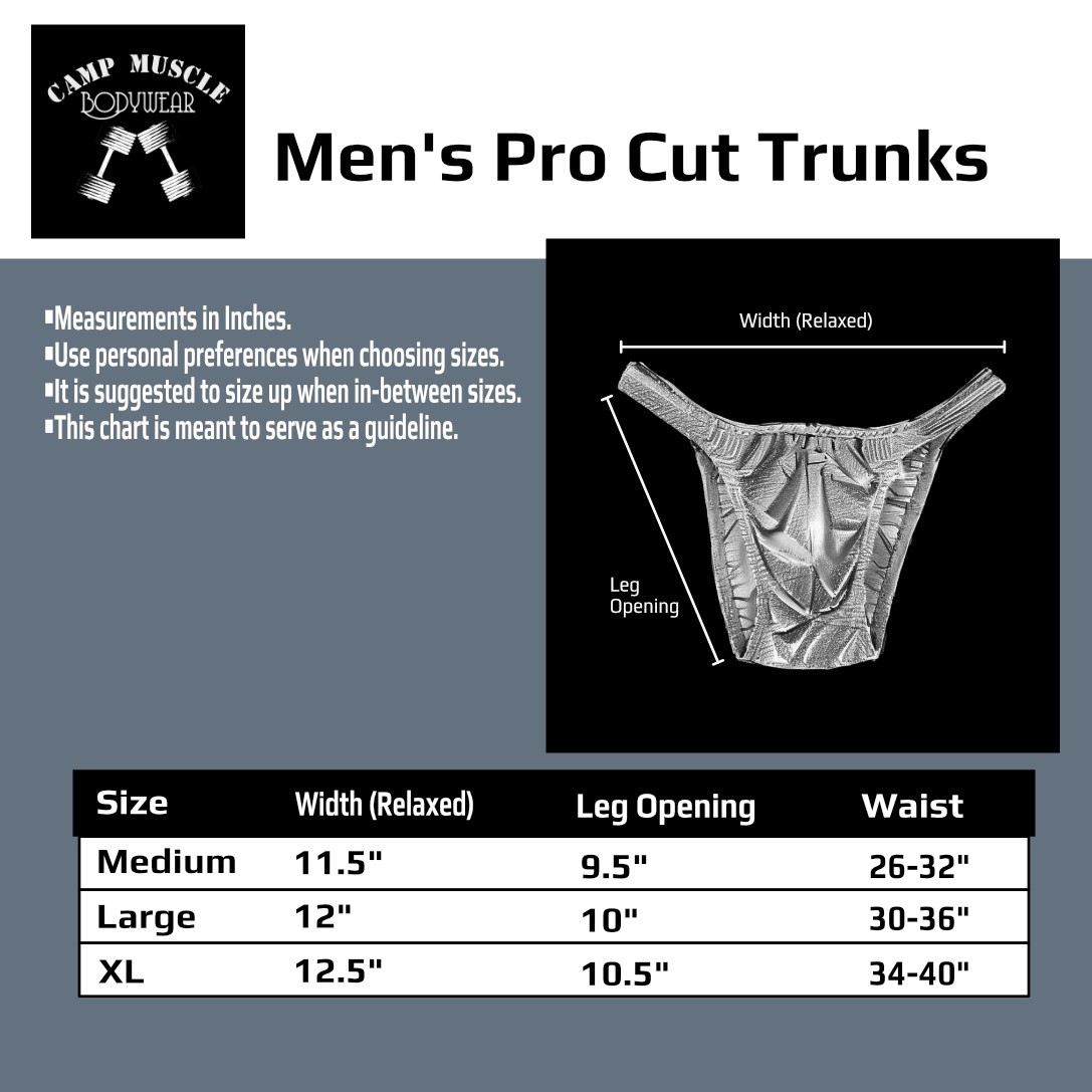 Mens Pro Cut Bodybuilding Posing Trunks Briefs Posers