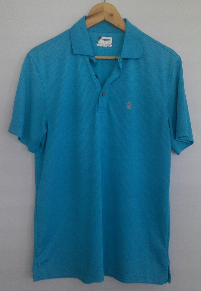 IZOD Golf Men’s Blue Short Sleeve Polo Golf Shirt Size S